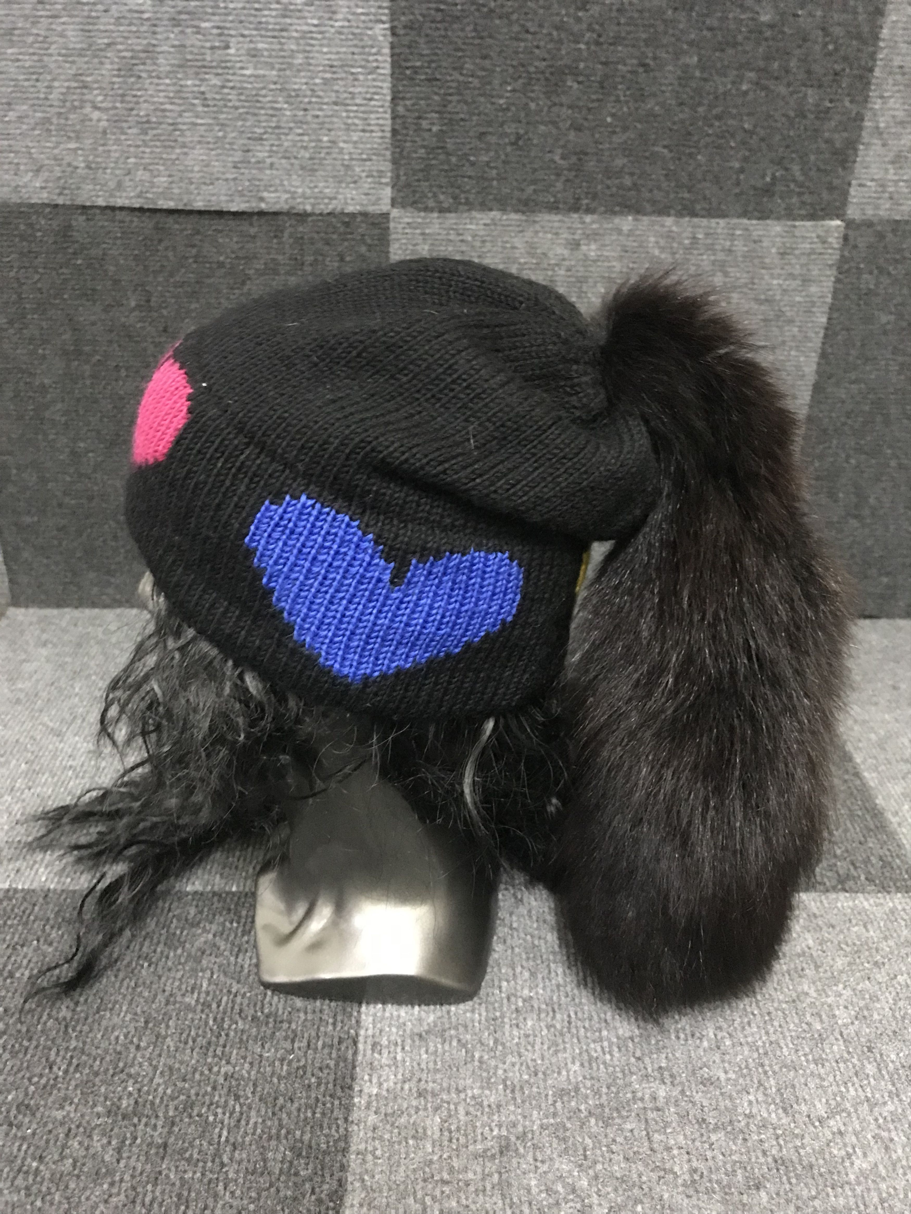 Japanese Brand BSC140 Very Rare YOKO LOVE Beanie With Tail Size ONE SIZE - 3 Thumbnail