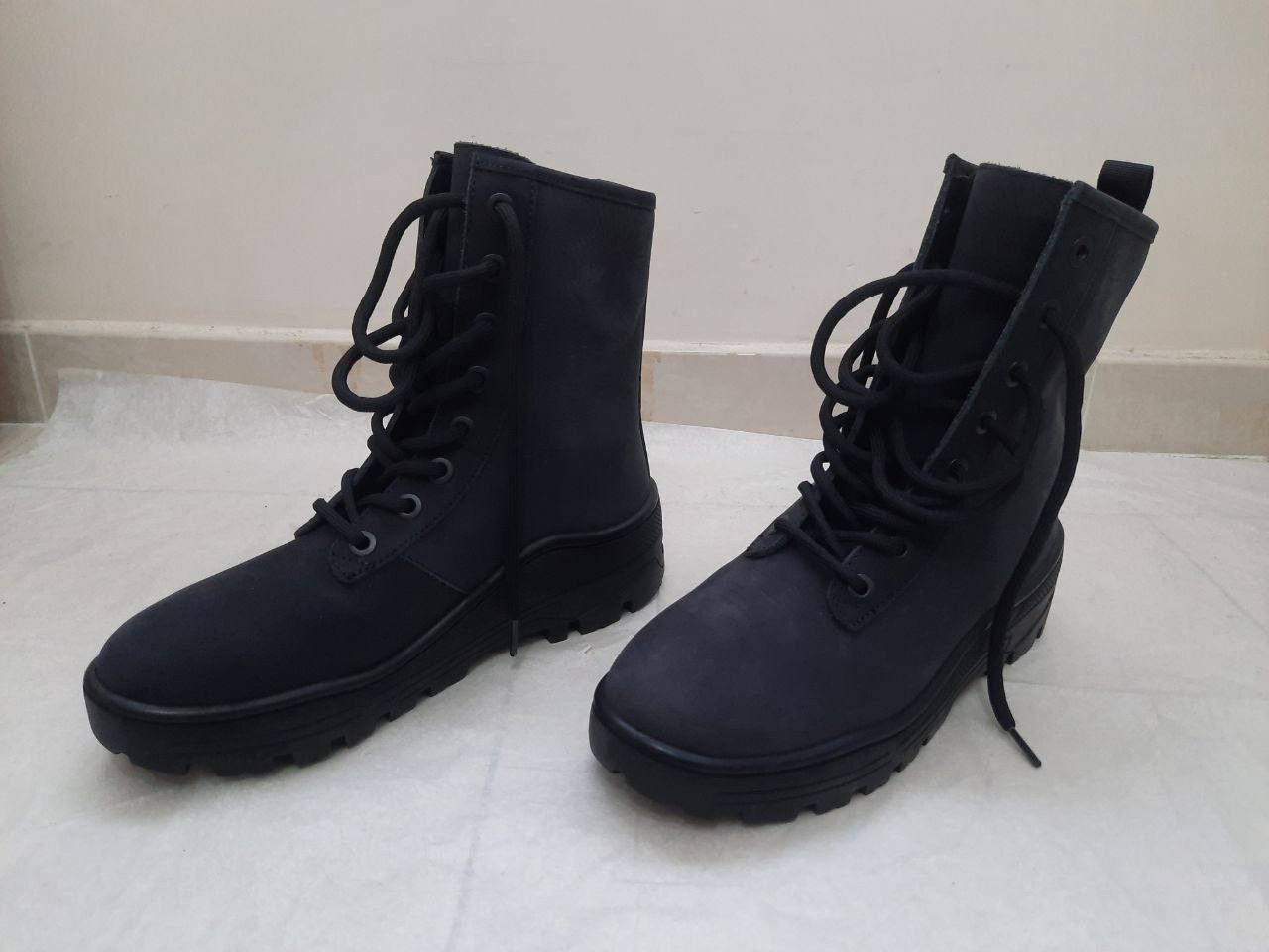 Yeezy Season Season 5 Nubuck Military Combat Boots Grailed