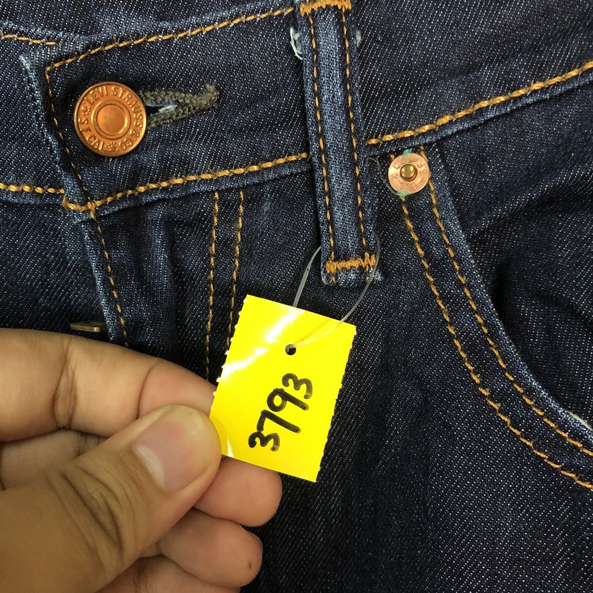 Levi's 506 Levis Blue Denim Jeans #3793 Size US 34 / EU 50 - 8 Thumbnail