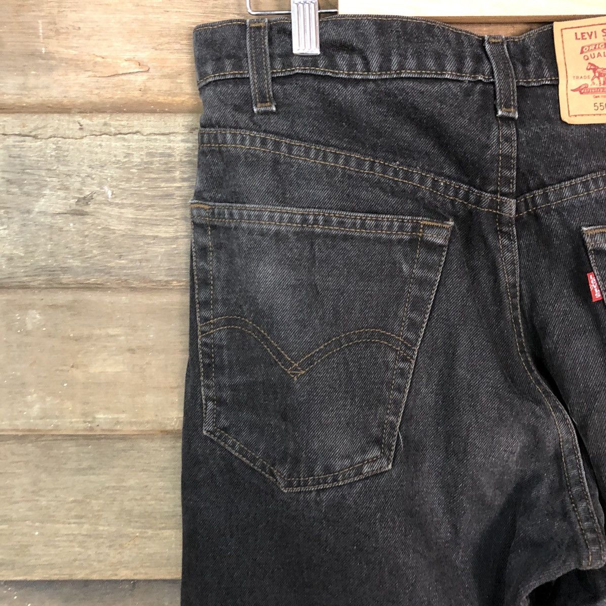 Levi's 550 Levis Black Denim Jeans #3794 Size US 32 / EU 48 - 12 Thumbnail