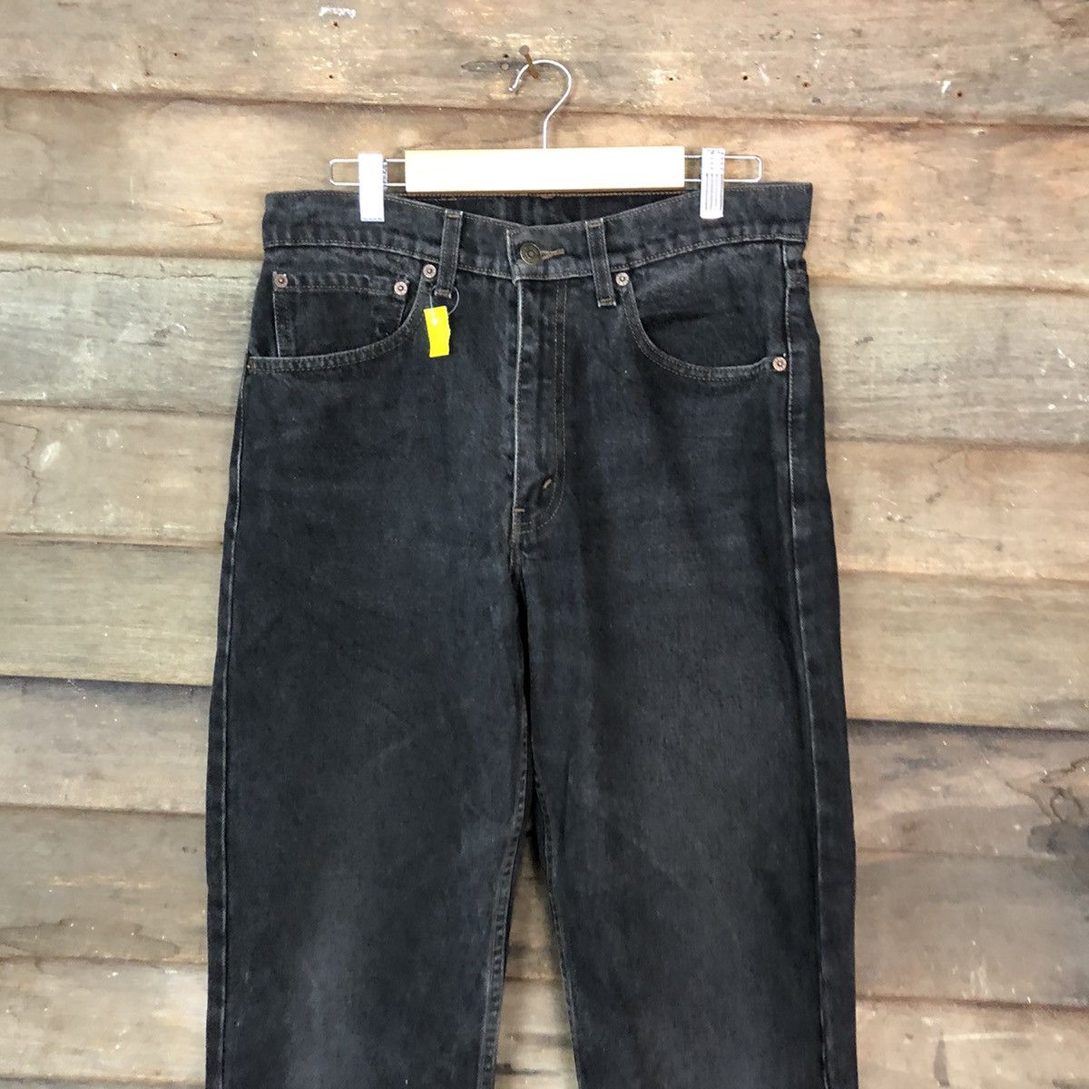 Levi's 550 Levis Black Denim Jeans #3794 Size US 32 / EU 48 - 2 Thumbnail