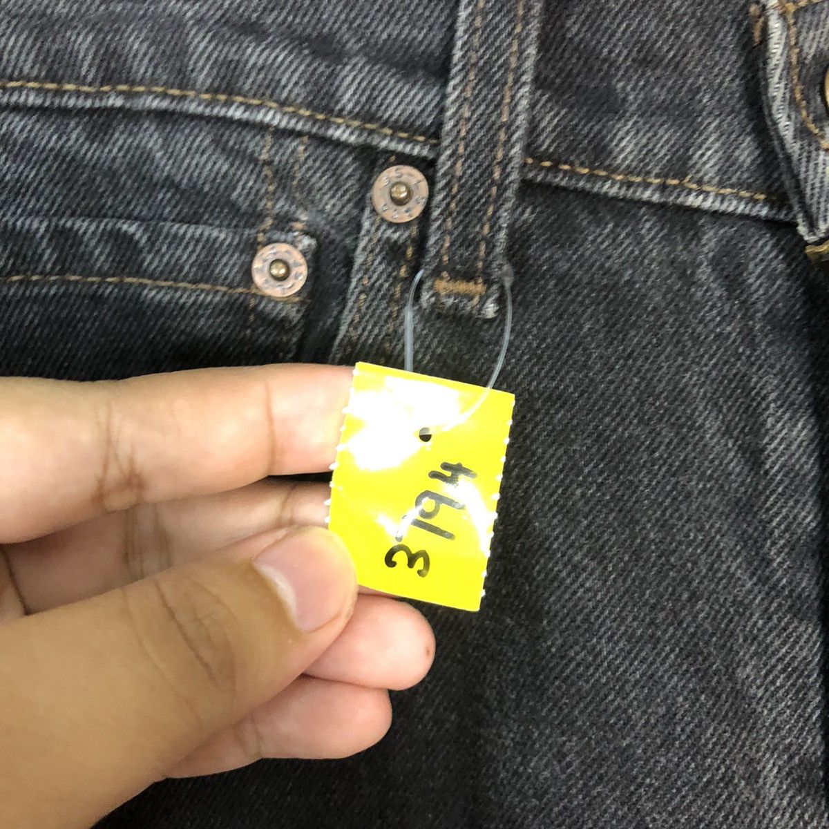 Levi's 550 Levis Black Denim Jeans #3794 Size US 32 / EU 48 - 6 Thumbnail
