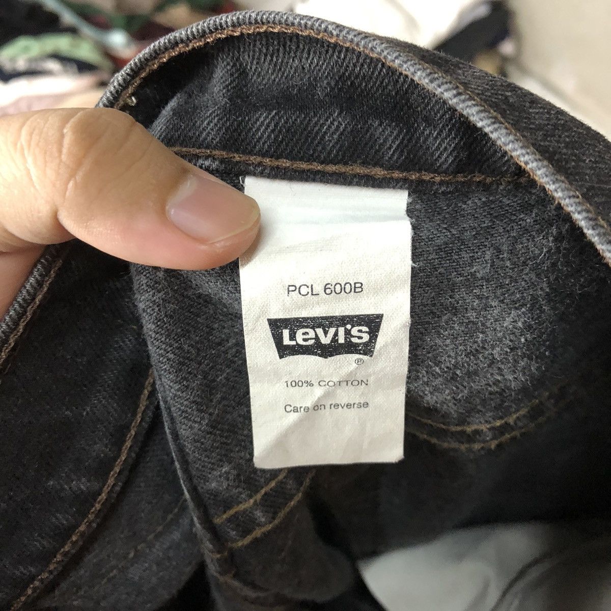 Levi's 550 Levis Black Denim Jeans #3794 Size US 32 / EU 48 - 16 Thumbnail