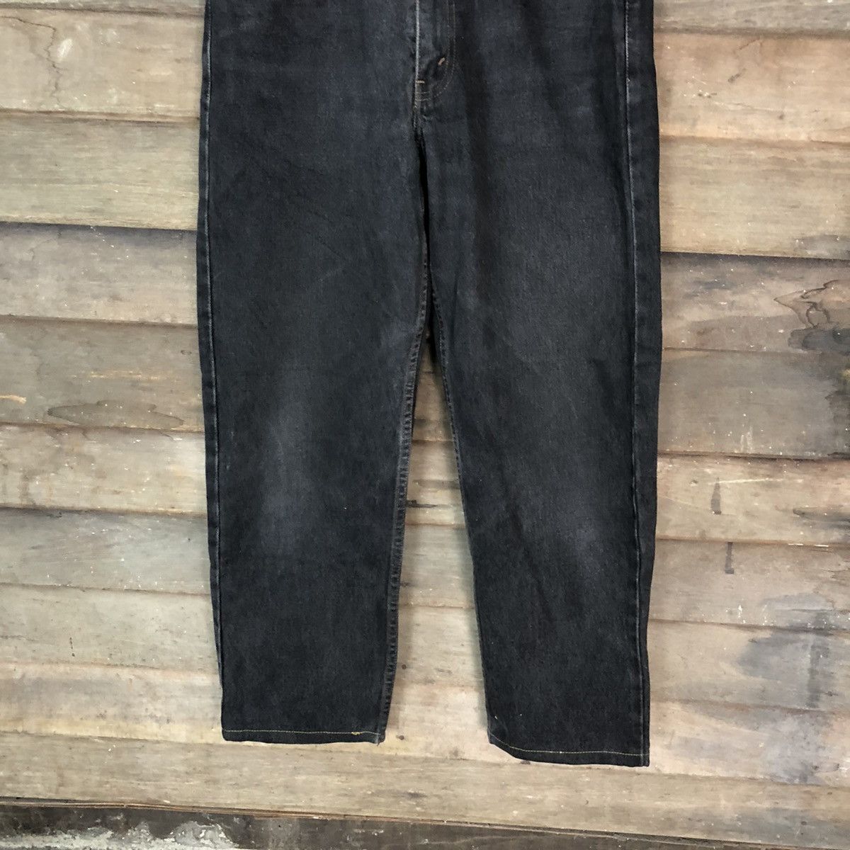 Levi's 550 Levis Black Denim Jeans #3794 Size US 32 / EU 48 - 3 Thumbnail