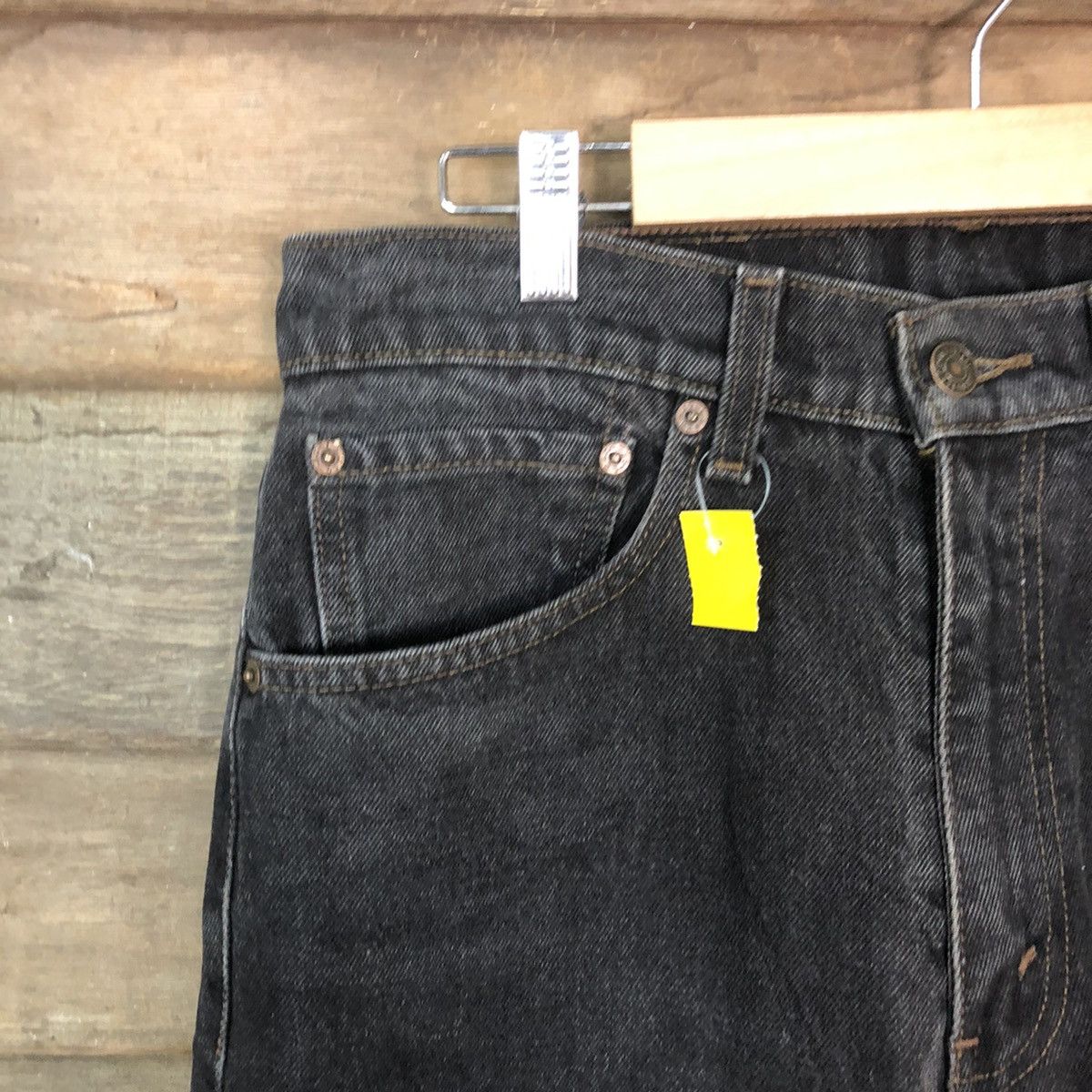 Levi's 550 Levis Black Denim Jeans #3794 Size US 32 / EU 48 - 4 Thumbnail