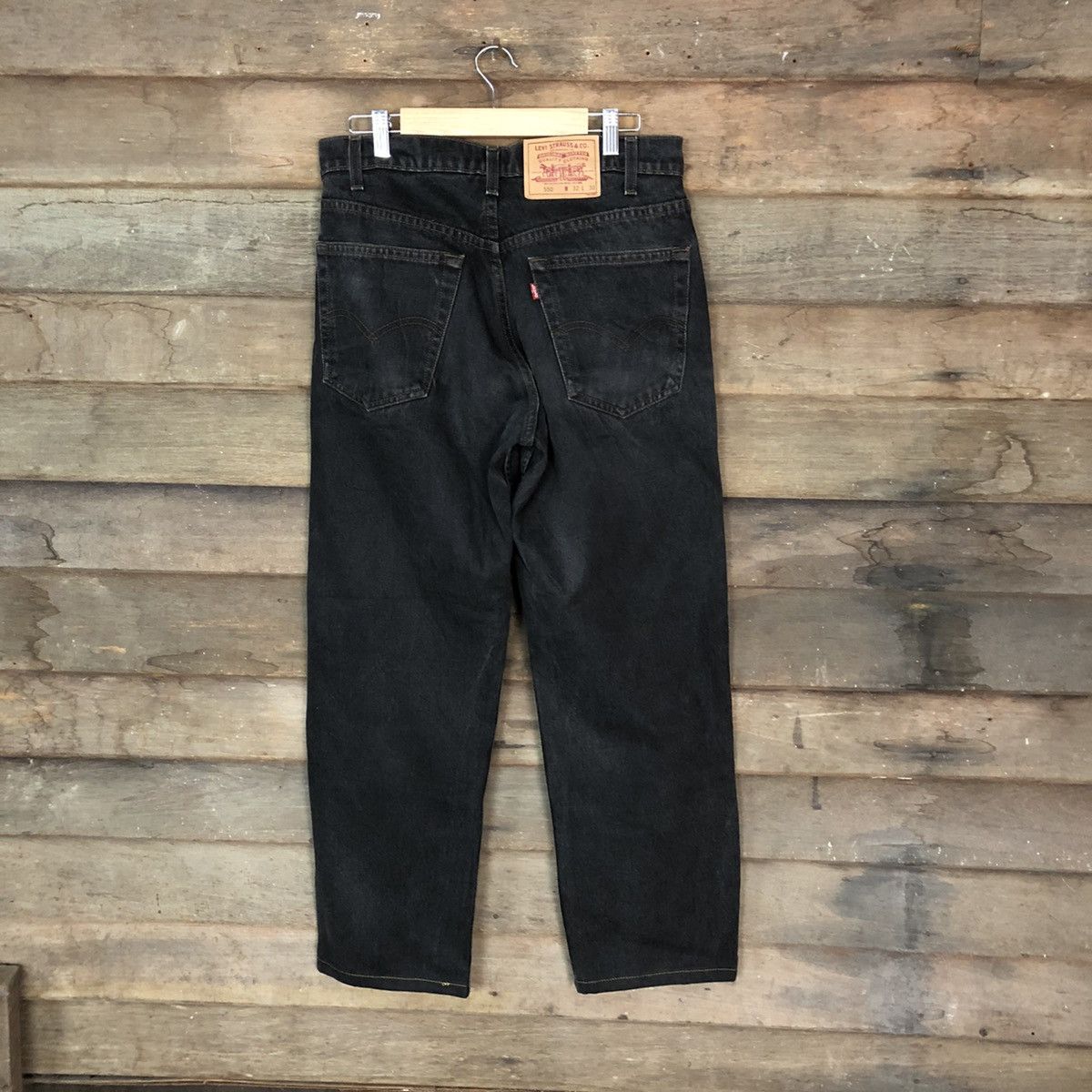 Levi's 550 Levis Black Denim Jeans #3794 Size US 32 / EU 48 - 9 Thumbnail