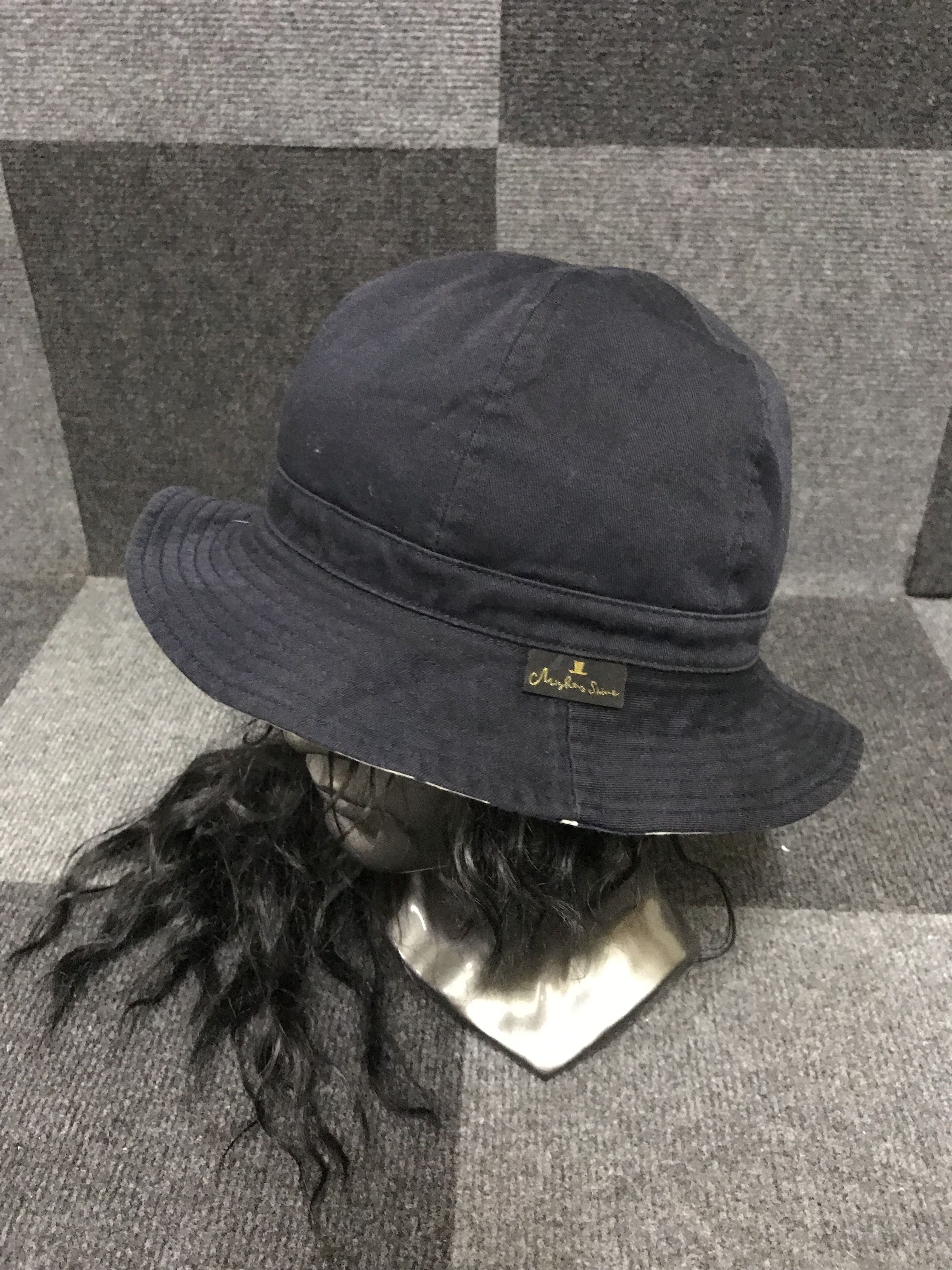 Japanese Brand BSC143 Mighty Shine Checkered Bucket Hat Size ONE SIZE - 8 Thumbnail