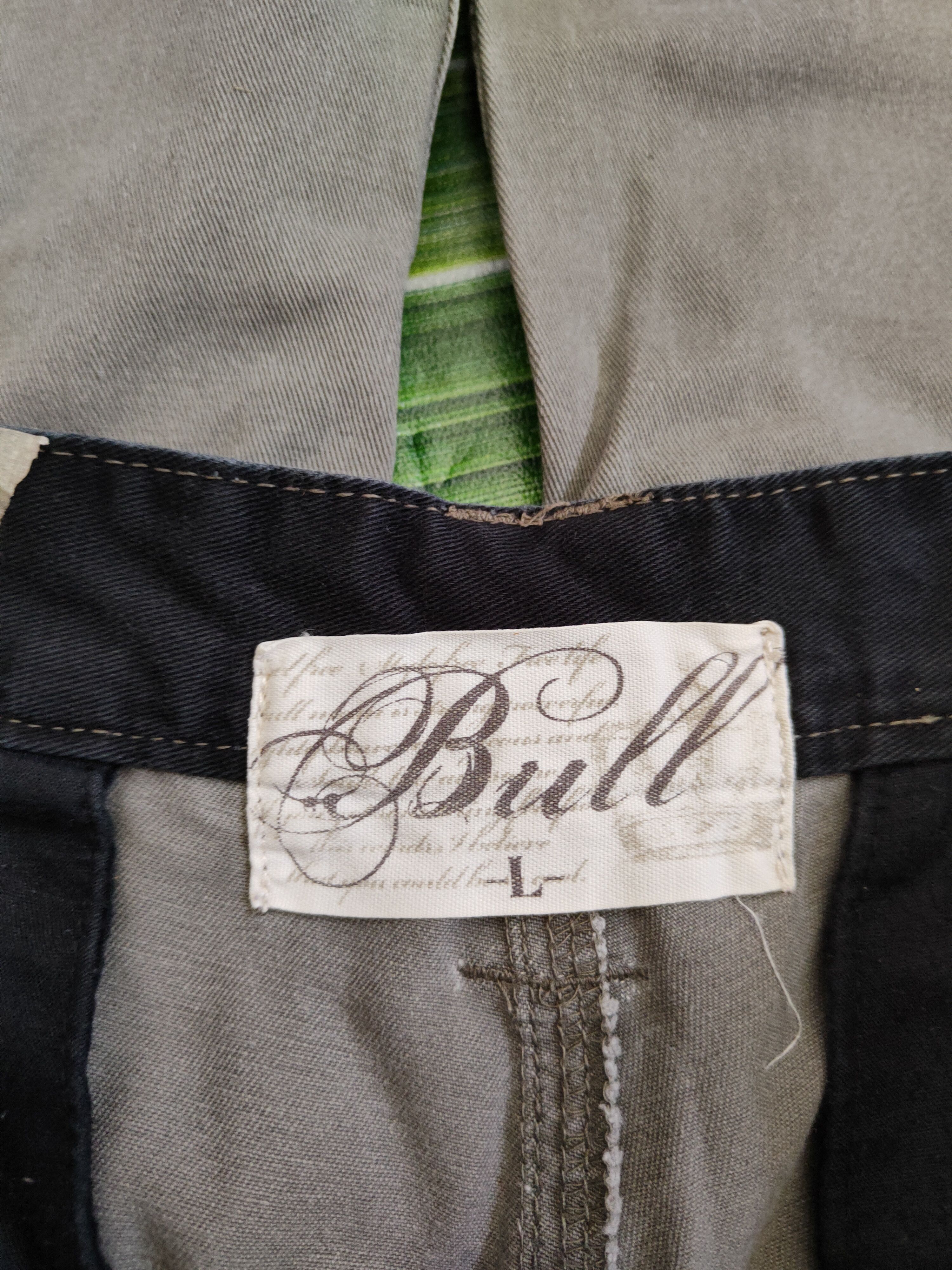 Japanese Brand Bull Gray Multi Pocket Tactical Cargo Pants #S448 Size US 32 / EU 48 - 13 Thumbnail