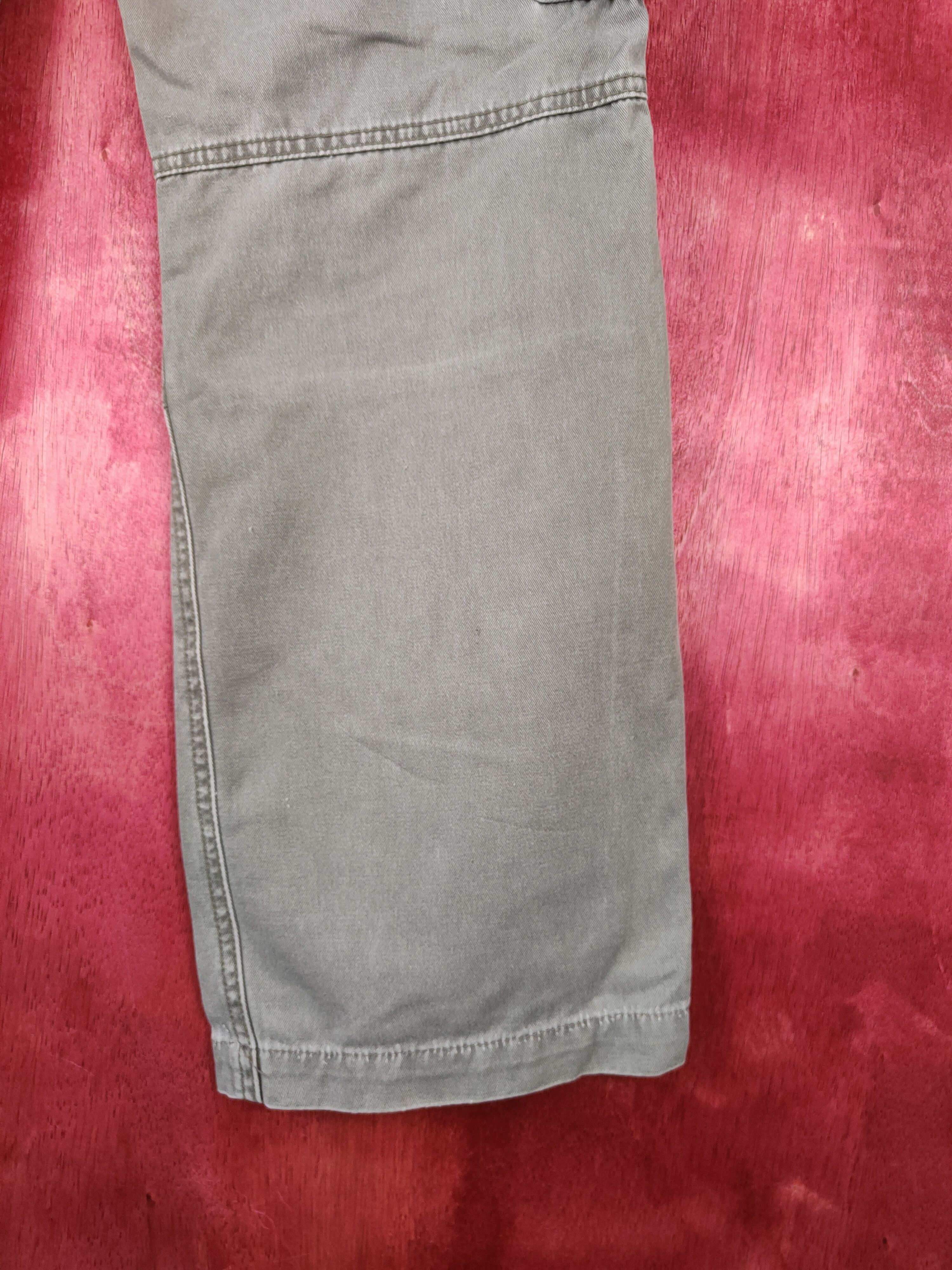 Japanese Brand Bull Gray Multi Pocket Tactical Cargo Pants #S448 Size US 32 / EU 48 - 11 Thumbnail