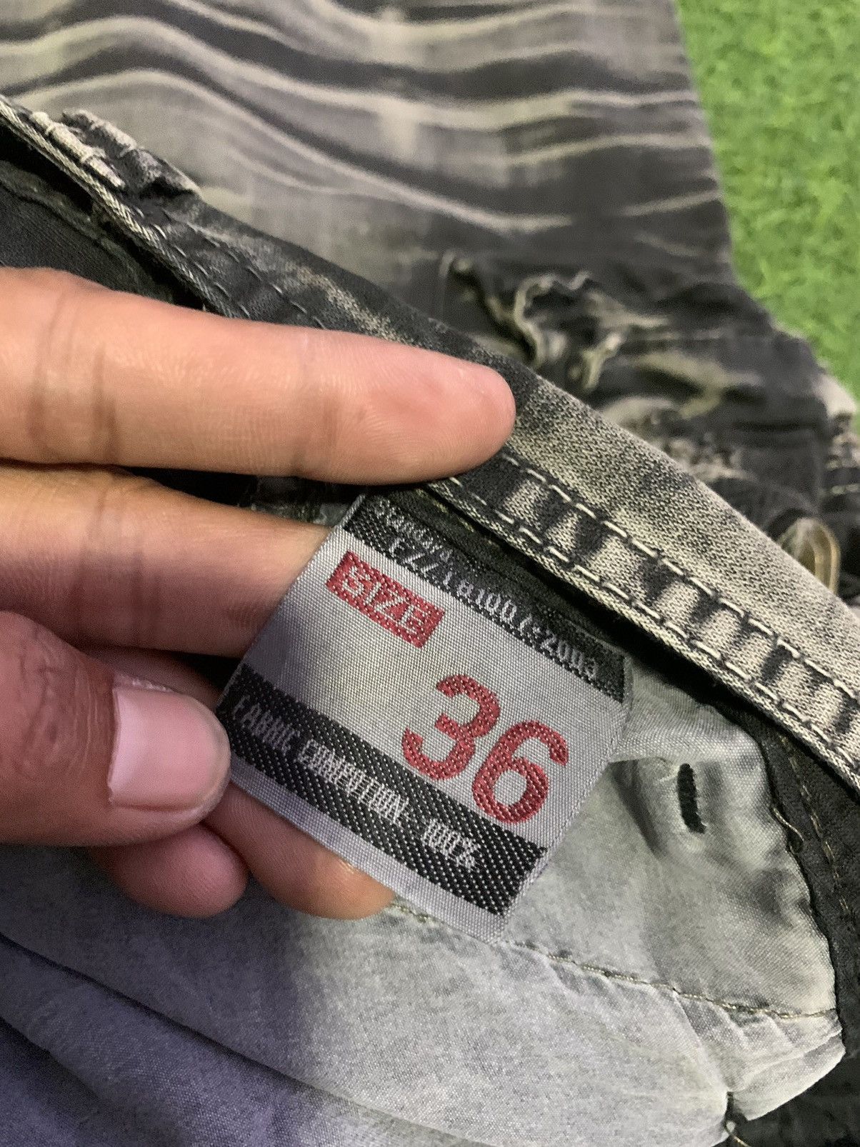 If Six Was Nine Japanese Brand BA WANG CHENG Tiger stripe Cargo Pocket Size US 34 / EU 50 - 12 Thumbnail