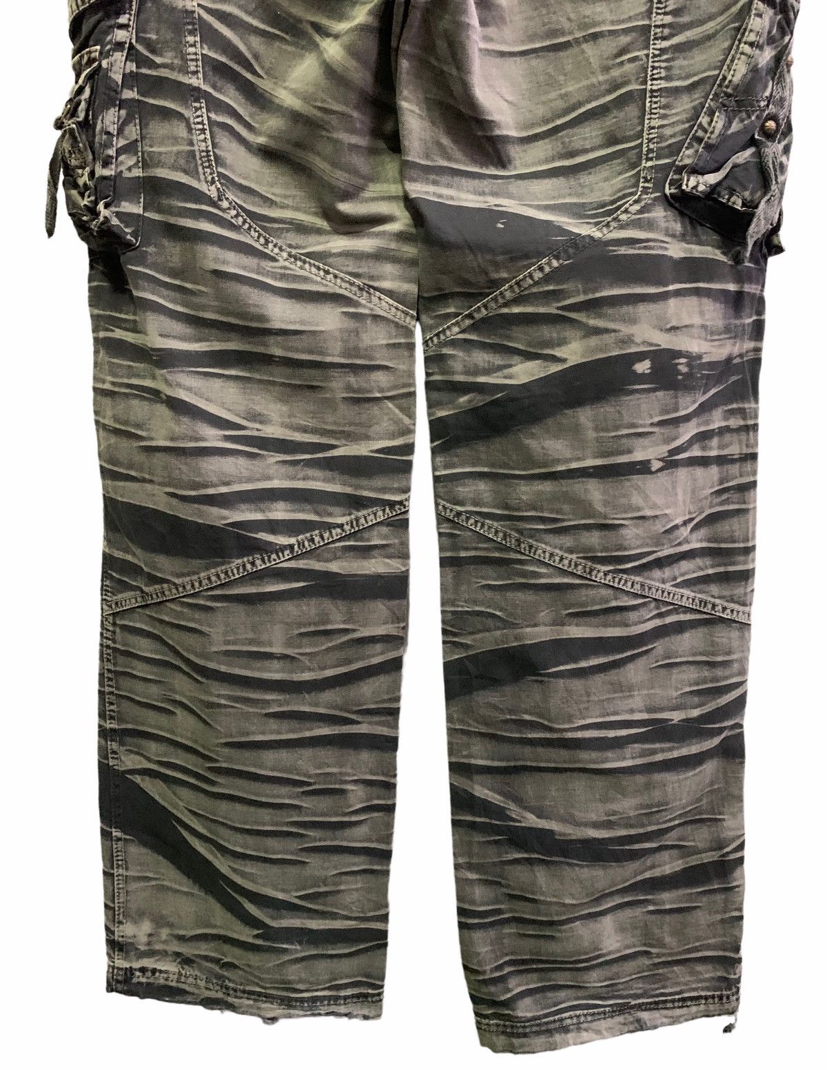 If Six Was Nine Japanese Brand BA WANG CHENG Tiger stripe Cargo Pocket Size US 34 / EU 50 - 7 Thumbnail