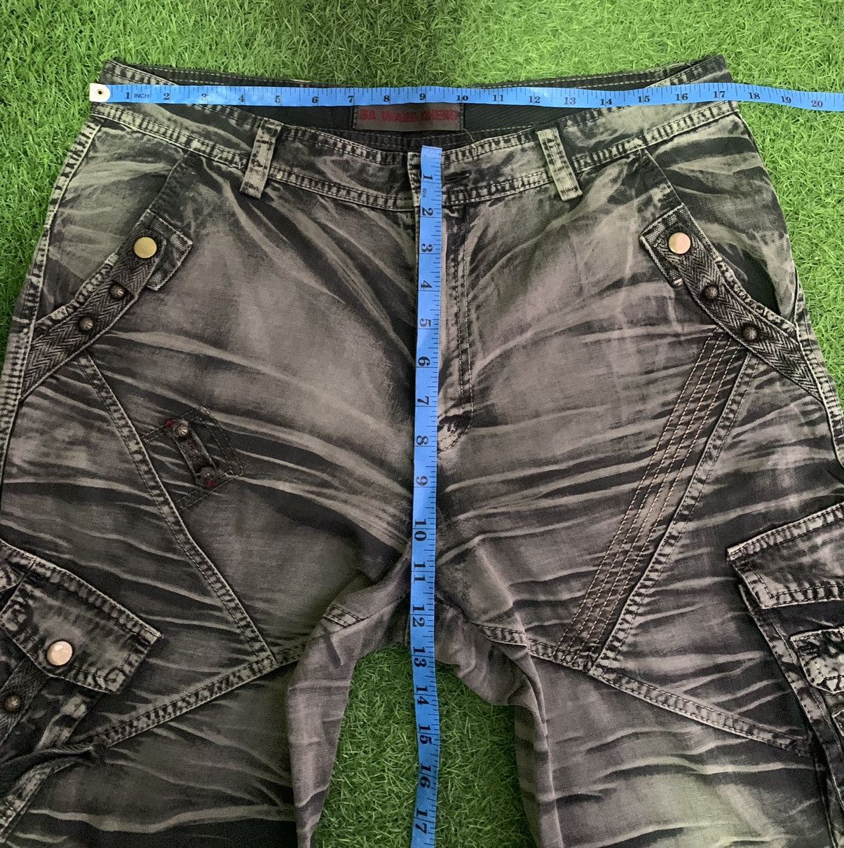 If Six Was Nine Japanese Brand BA WANG CHENG Tiger stripe Cargo Pocket Size US 34 / EU 50 - 16 Thumbnail