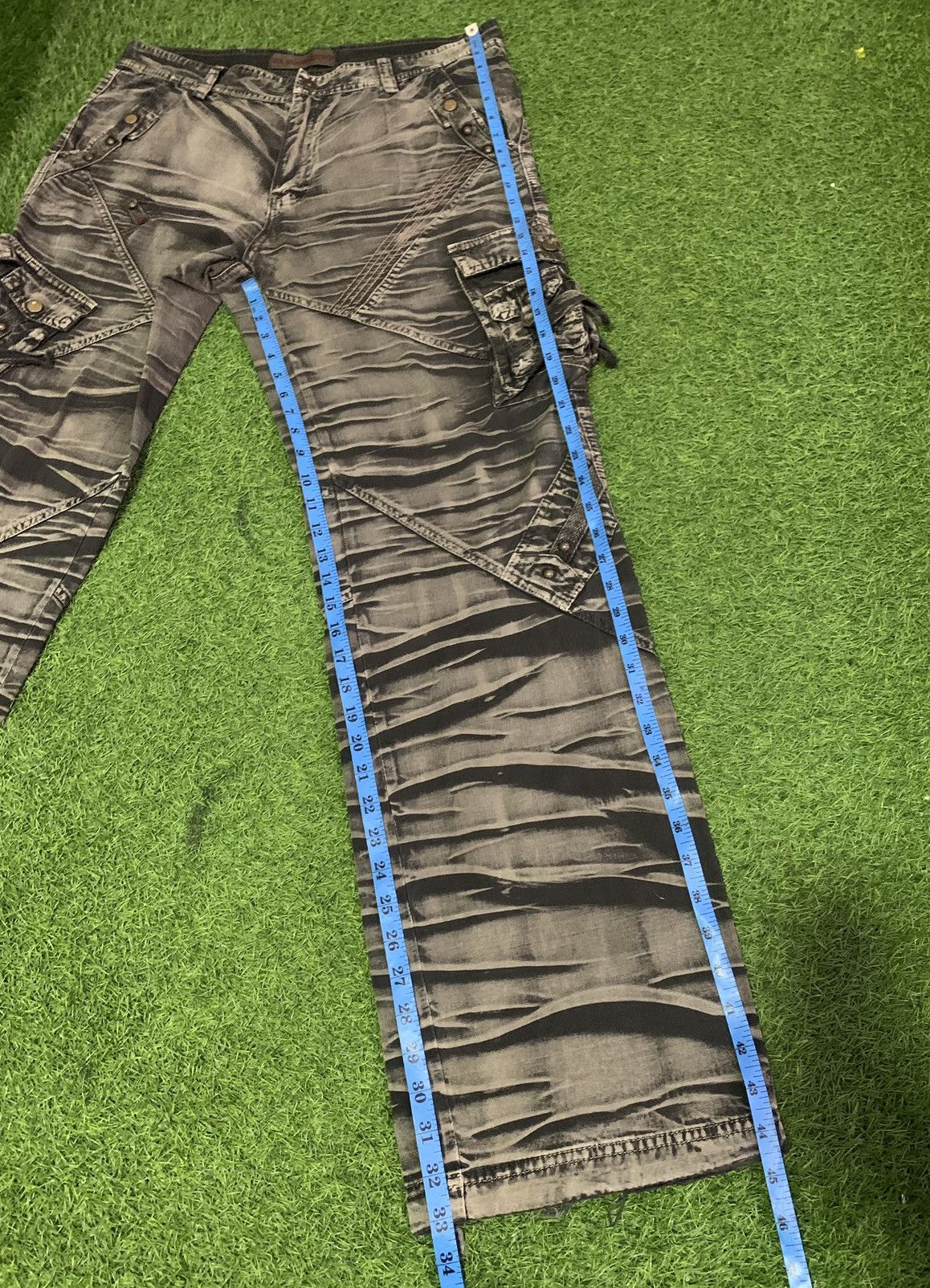 If Six Was Nine Japanese Brand BA WANG CHENG Tiger stripe Cargo Pocket Size US 34 / EU 50 - 18 Thumbnail