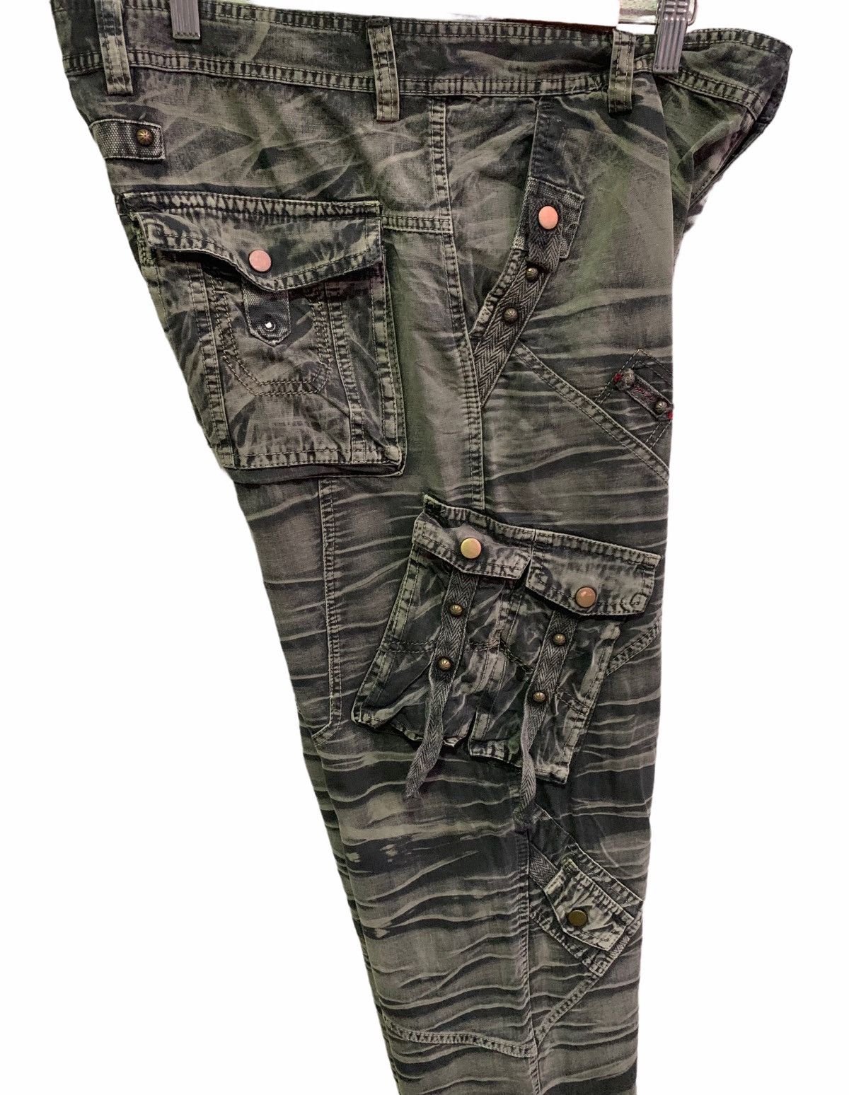 If Six Was Nine Japanese Brand BA WANG CHENG Tiger stripe Cargo Pocket Size US 34 / EU 50 - 10 Thumbnail