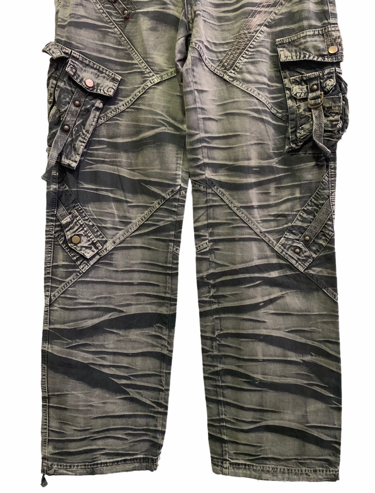 If Six Was Nine Japanese Brand BA WANG CHENG Tiger stripe Cargo Pocket Size US 34 / EU 50 - 8 Thumbnail