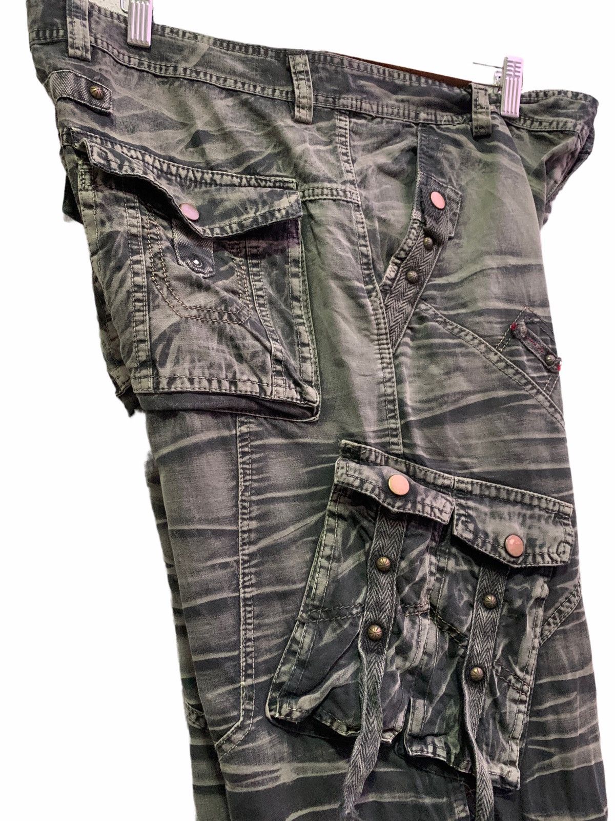 If Six Was Nine Japanese Brand BA WANG CHENG Tiger stripe Cargo Pocket Size US 34 / EU 50 - 5 Thumbnail