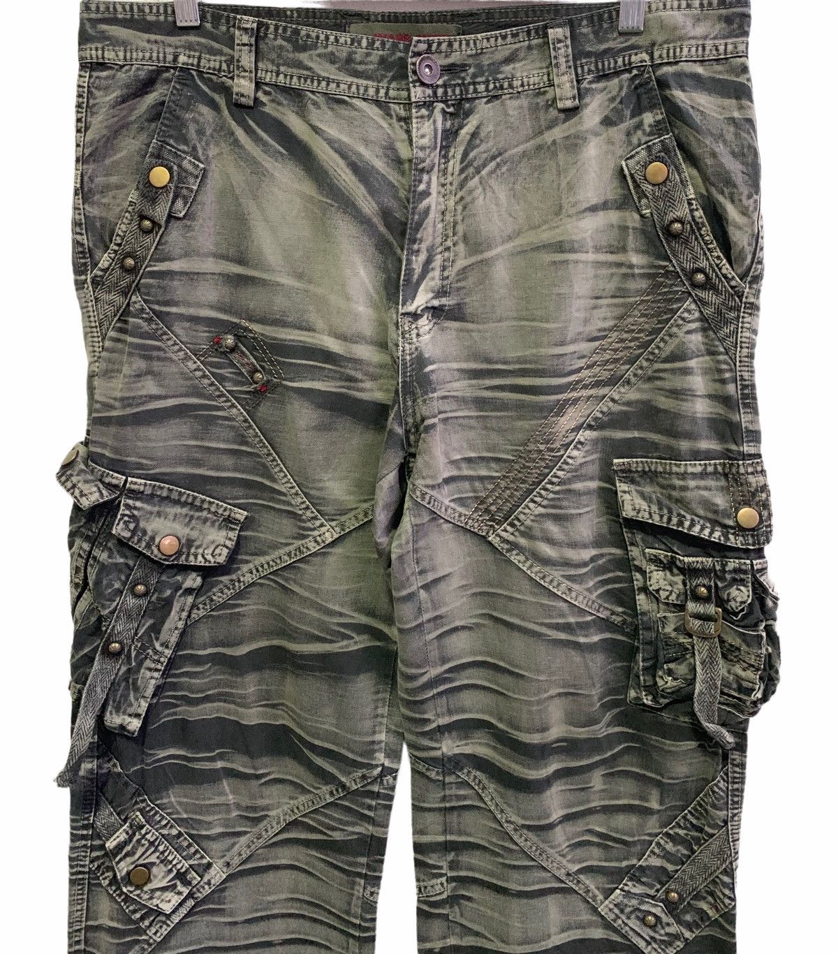 If Six Was Nine Japanese Brand BA WANG CHENG Tiger stripe Cargo Pocket Size US 34 / EU 50 - 9 Thumbnail