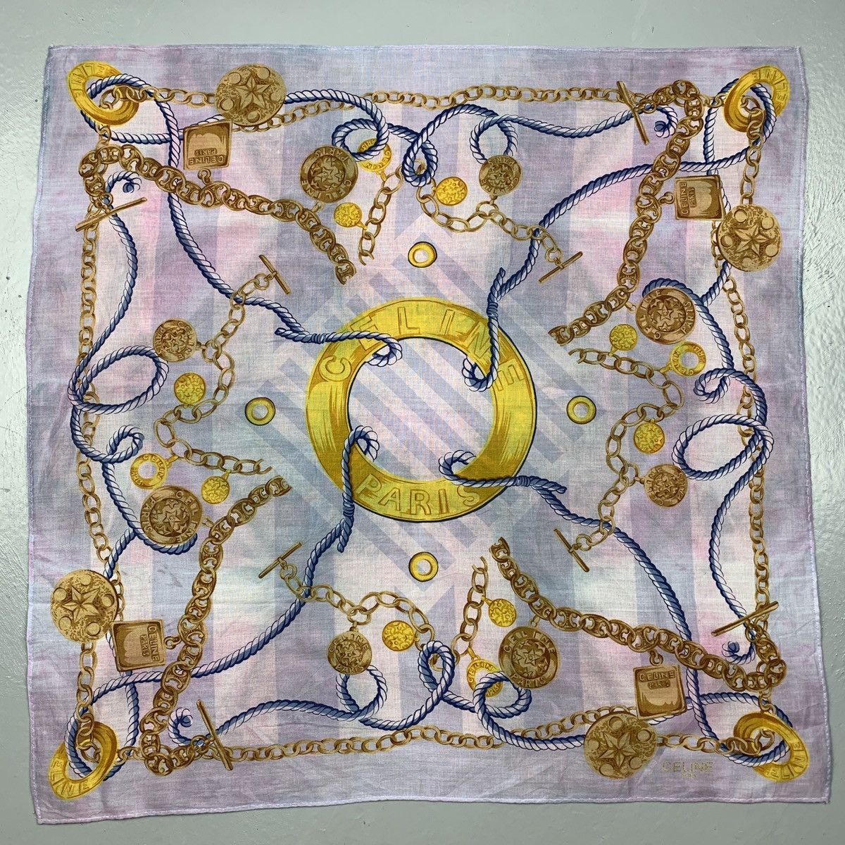 Celine Celine Handkerchief / Bandana / Pocketsquares Size ONE SIZE - 2 Thumbnail
