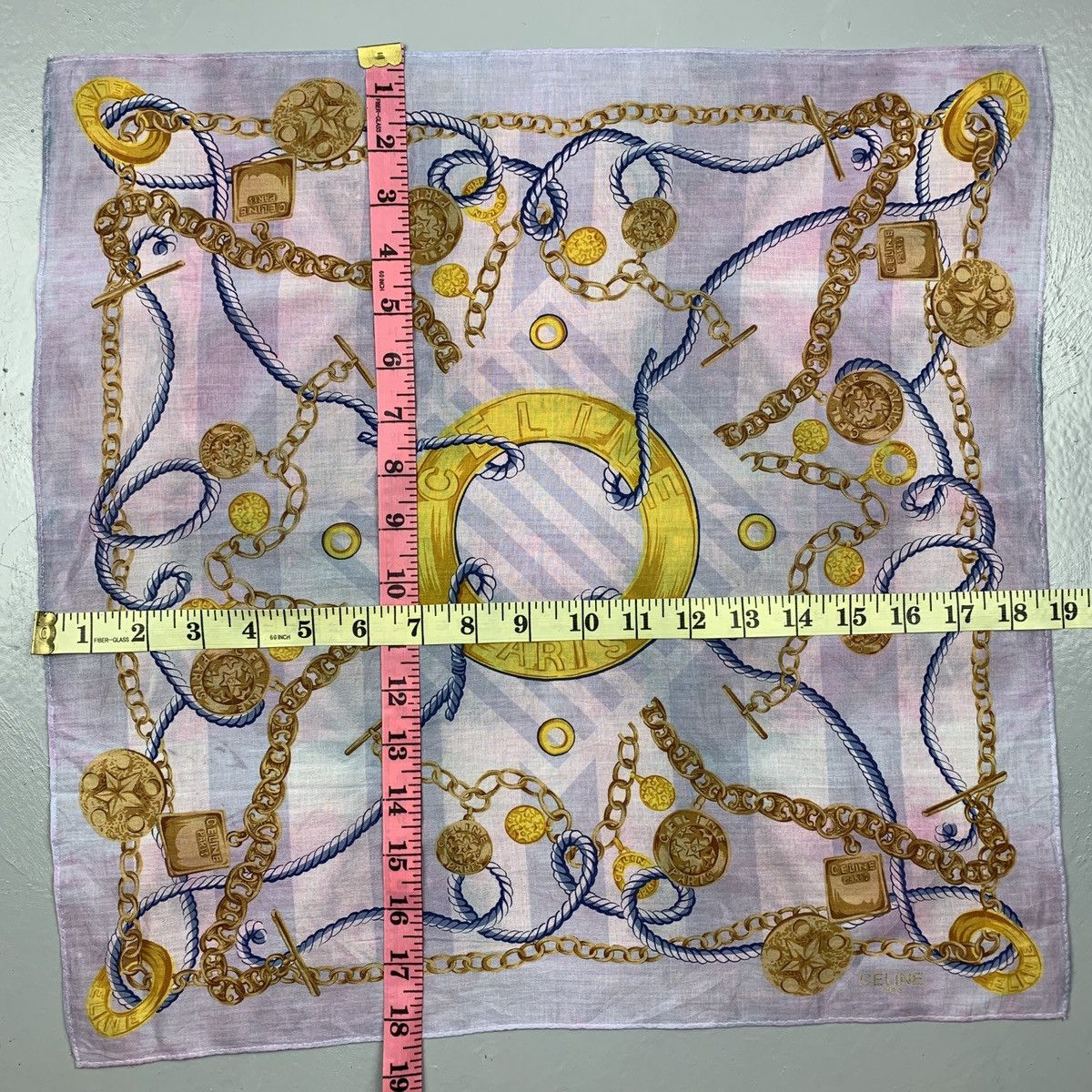 Celine Celine Handkerchief / Bandana / Pocketsquares Size ONE SIZE - 8 Thumbnail