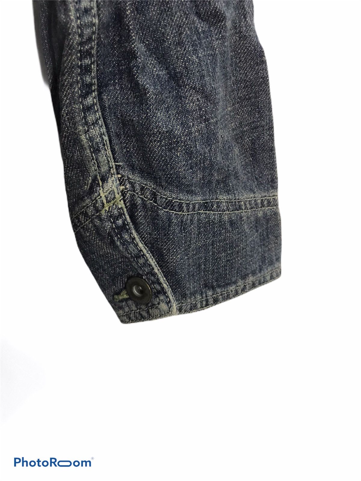 Japanese Brand Vtg Shimamura corp patchwork boro denim coverall Button fly Size US 34 / EU 50 - 5 Thumbnail