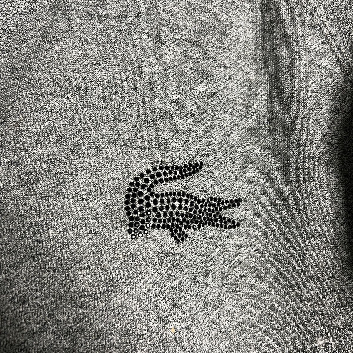 Lacoste 🔥RARE🔥Vintage Lacoste Swarovski Full-Zip Hoodie Sweat Size US XXS / EU 40 - 4 Thumbnail