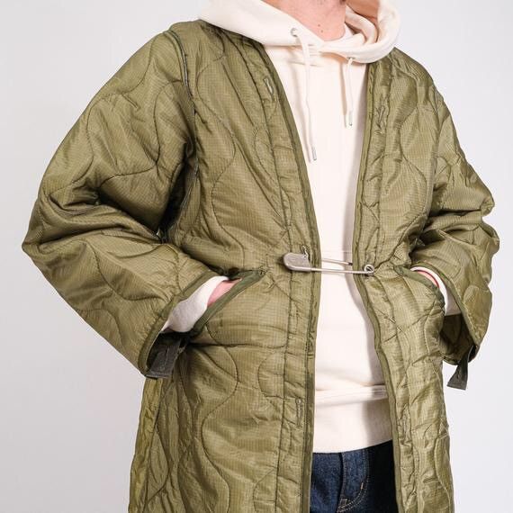 Vintage Vintage Quilted lining inner military jacket usa g1 Size US L / EU 52-54 / 3 - 1 Thumbnail