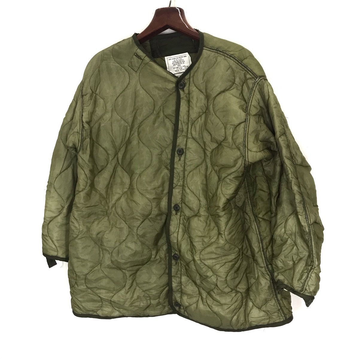 Vintage Vintage Quilted lining inner military jacket usa g1 Size US L / EU 52-54 / 3 - 3 Thumbnail