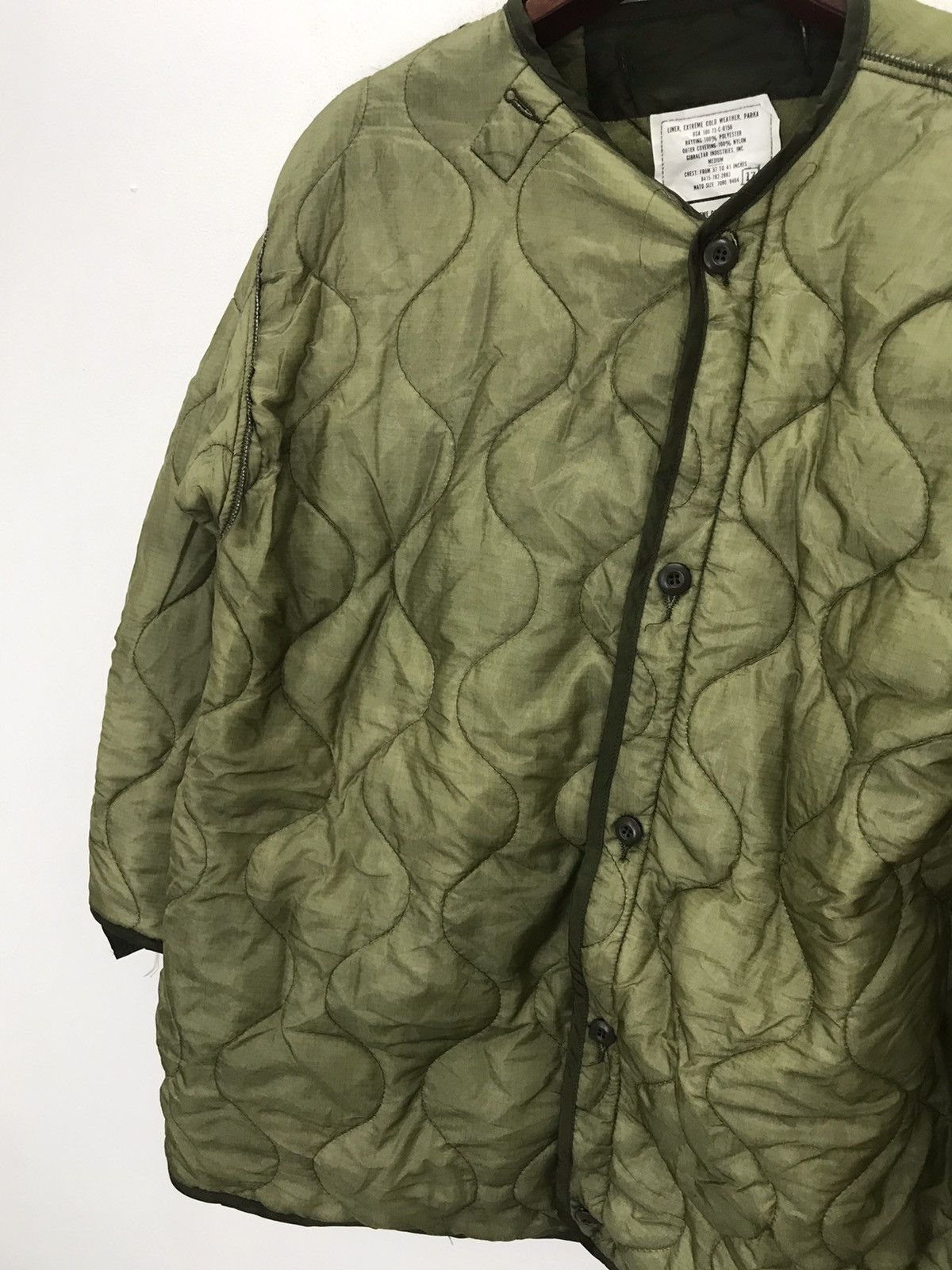 Vintage Vintage Quilted lining inner military jacket usa g1 Size US L / EU 52-54 / 3 - 5 Thumbnail
