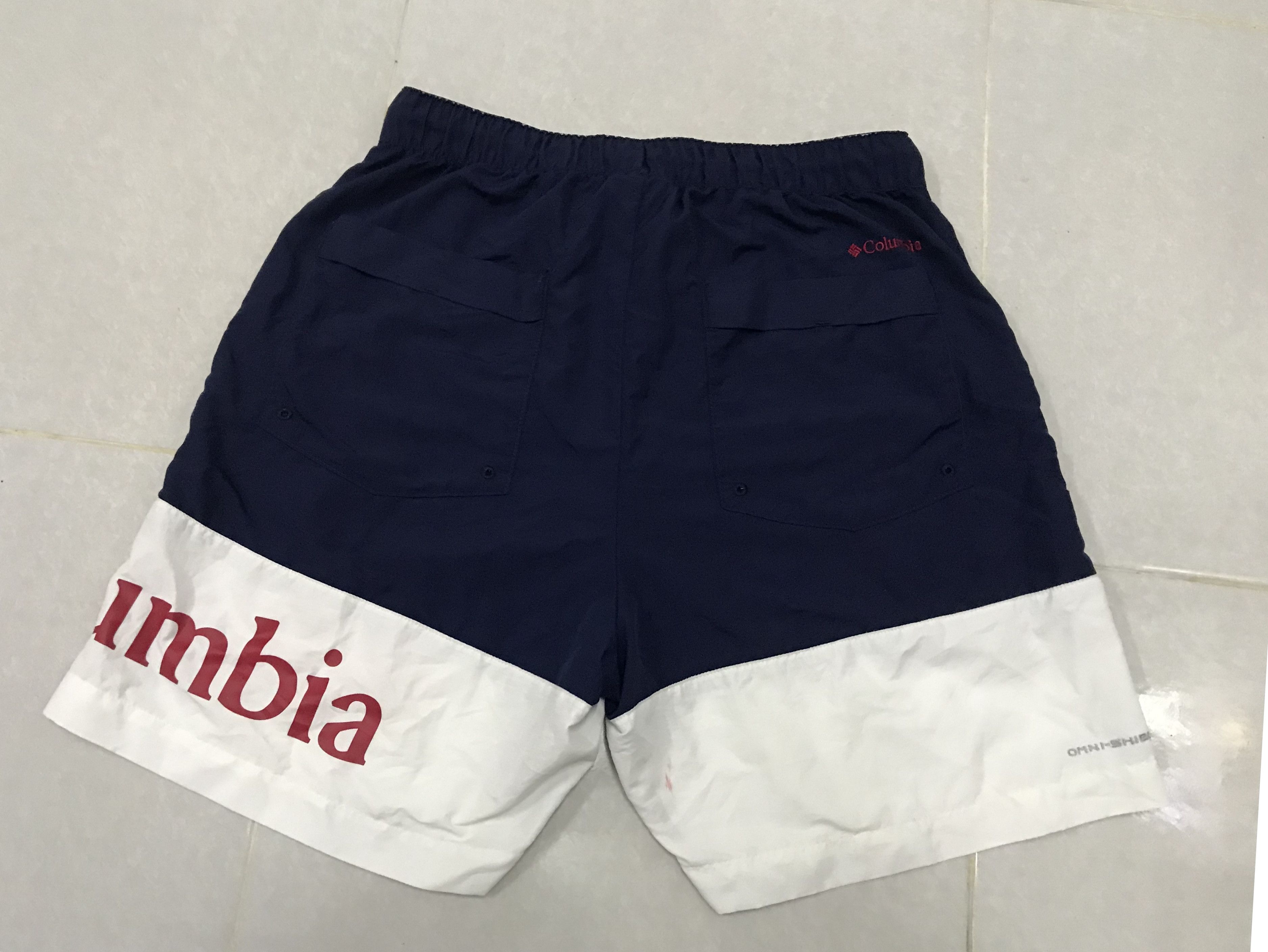 Columbia Columbia tricolour spellout shorts Size US 28 / EU 44 - 9 Thumbnail