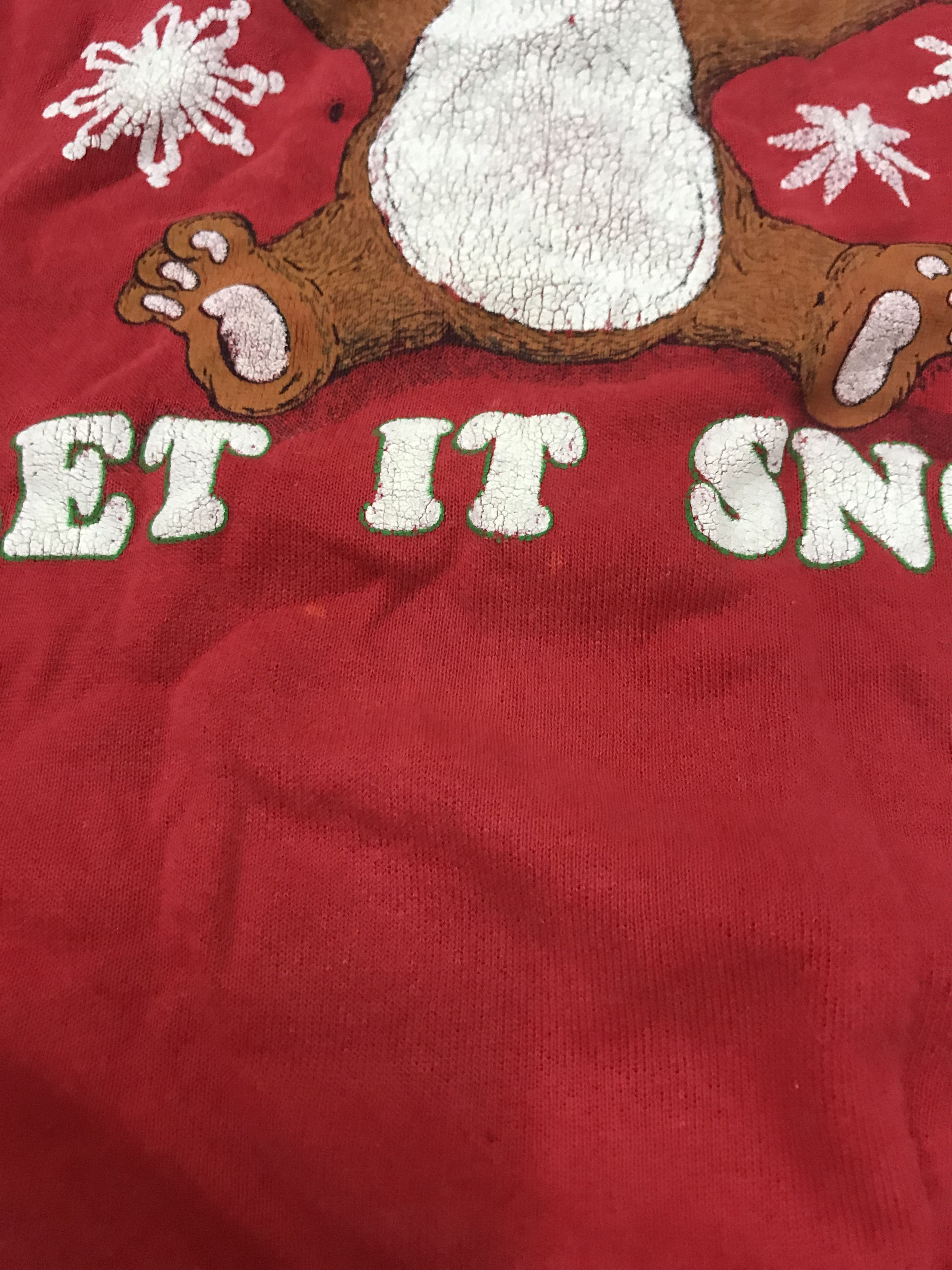 Other Vintage snowbear let it snow by hanes Size US XL / EU 56 / 4 - 6 Thumbnail