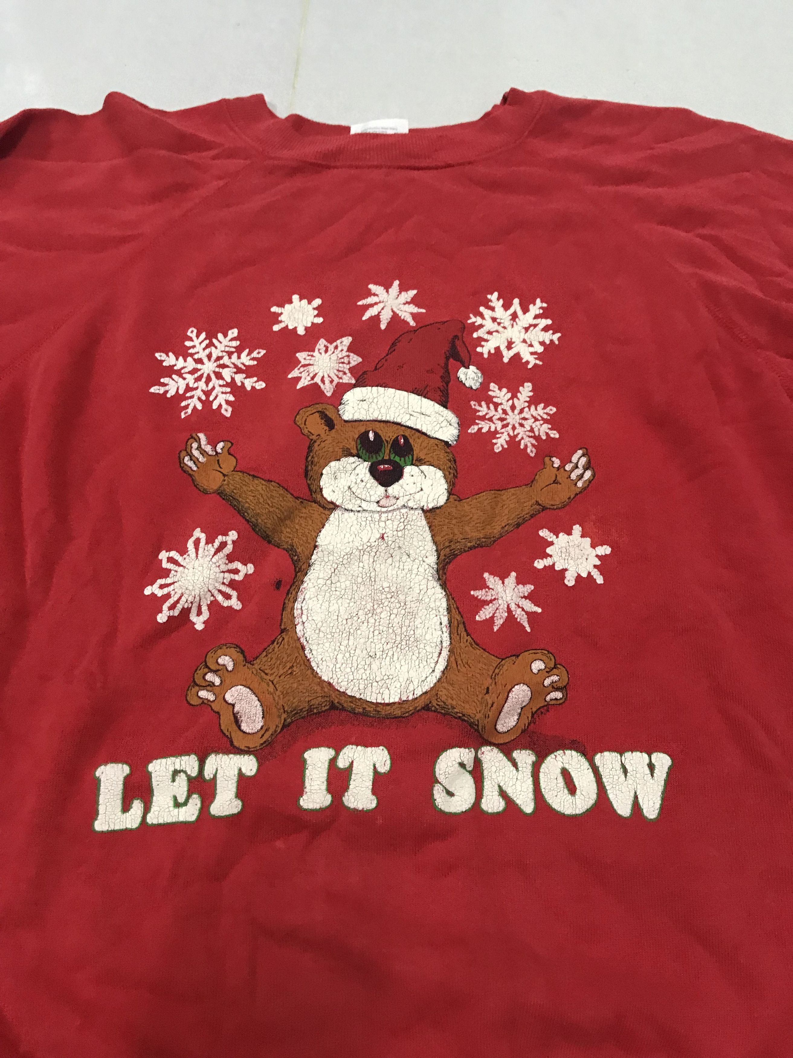 Other Vintage snowbear let it snow by hanes Size US XL / EU 56 / 4 - 5 Thumbnail
