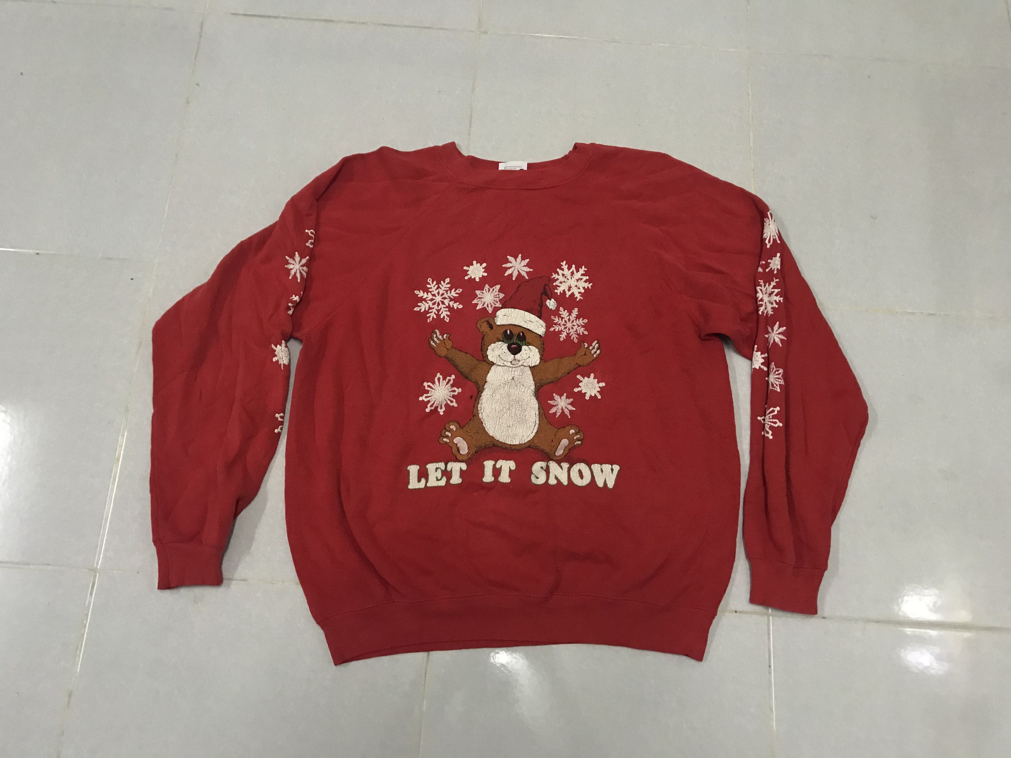 Other Vintage snowbear let it snow by hanes Size US XL / EU 56 / 4 - 1 Thumbnail
