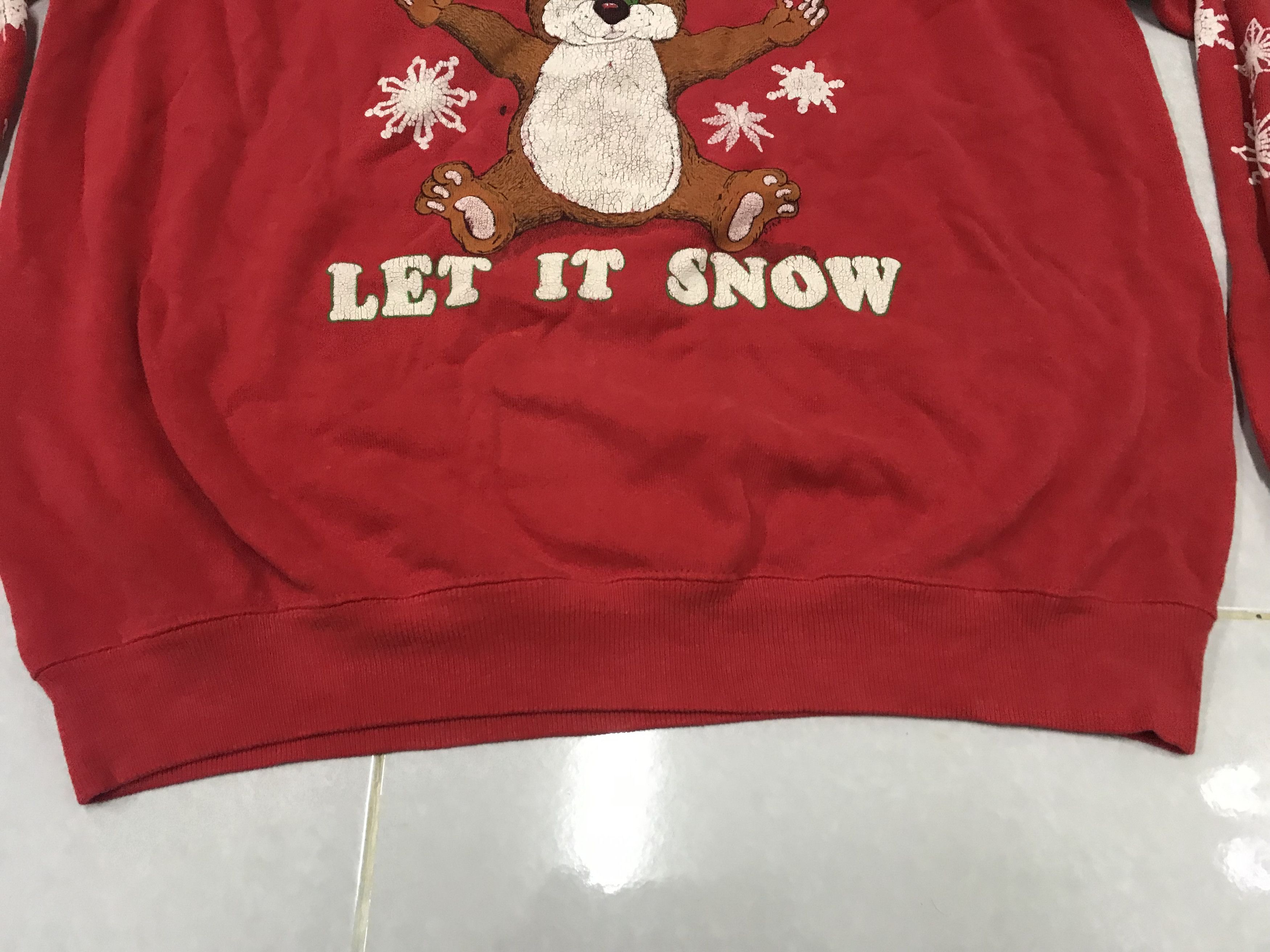 Other Vintage snowbear let it snow by hanes Size US XL / EU 56 / 4 - 4 Thumbnail