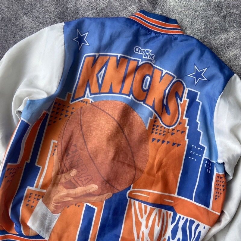 Vintage rare chalkline new york knicks varsity