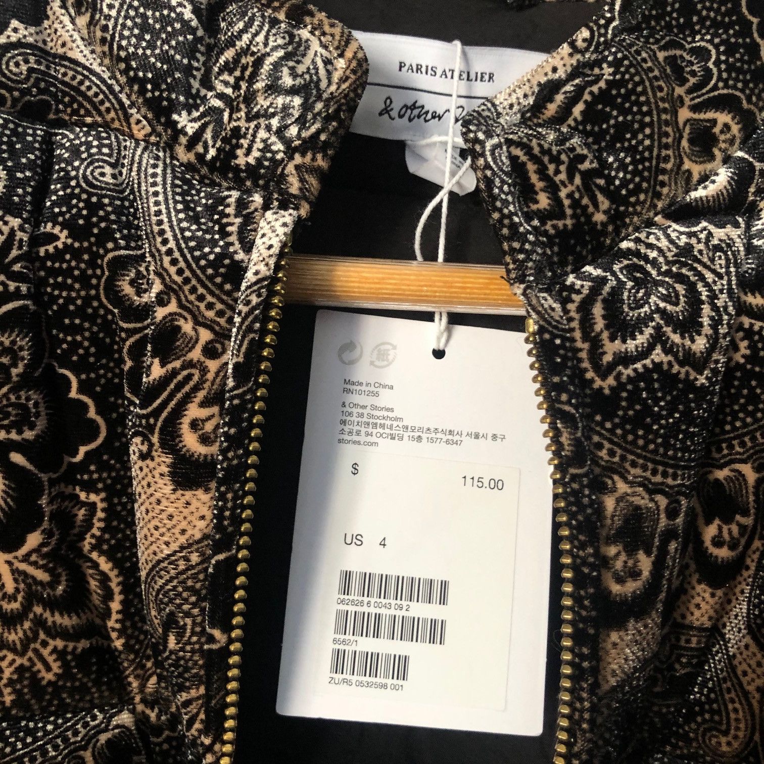 & Other Stories & OTHER STORIES Floral Velvet Jacket Size S / US 4 / IT 40 - 3 Thumbnail