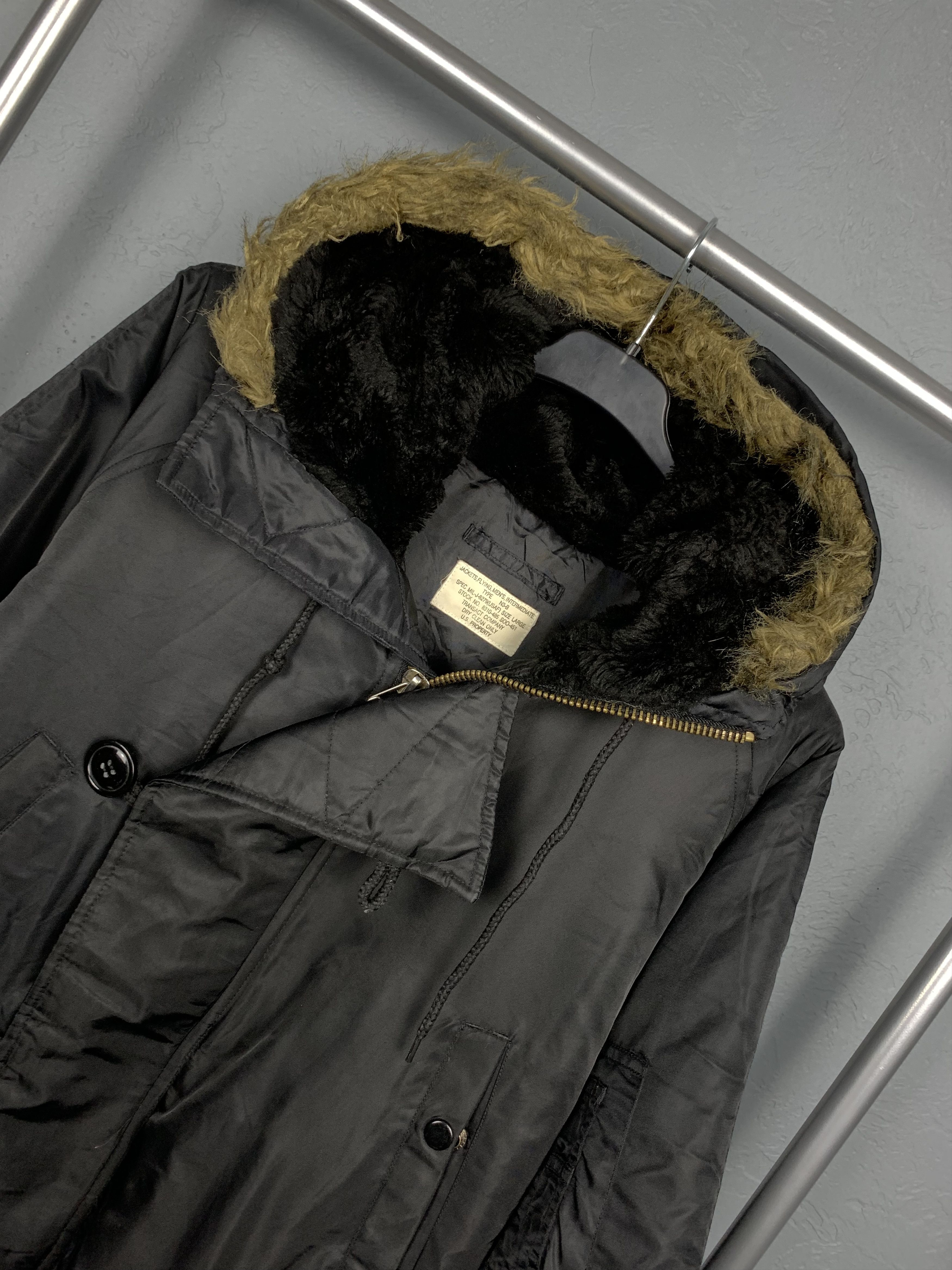 Vintage Vintage USAF Air Force Extreme N3B Parka Bomber Fur Jacket Size US M / EU 48-50 / 2 - 2 Thumbnail