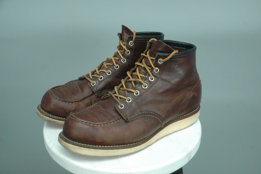 Red Wing RED WING 8138 Moc Toe Leather Boot Made in USA | Grailed