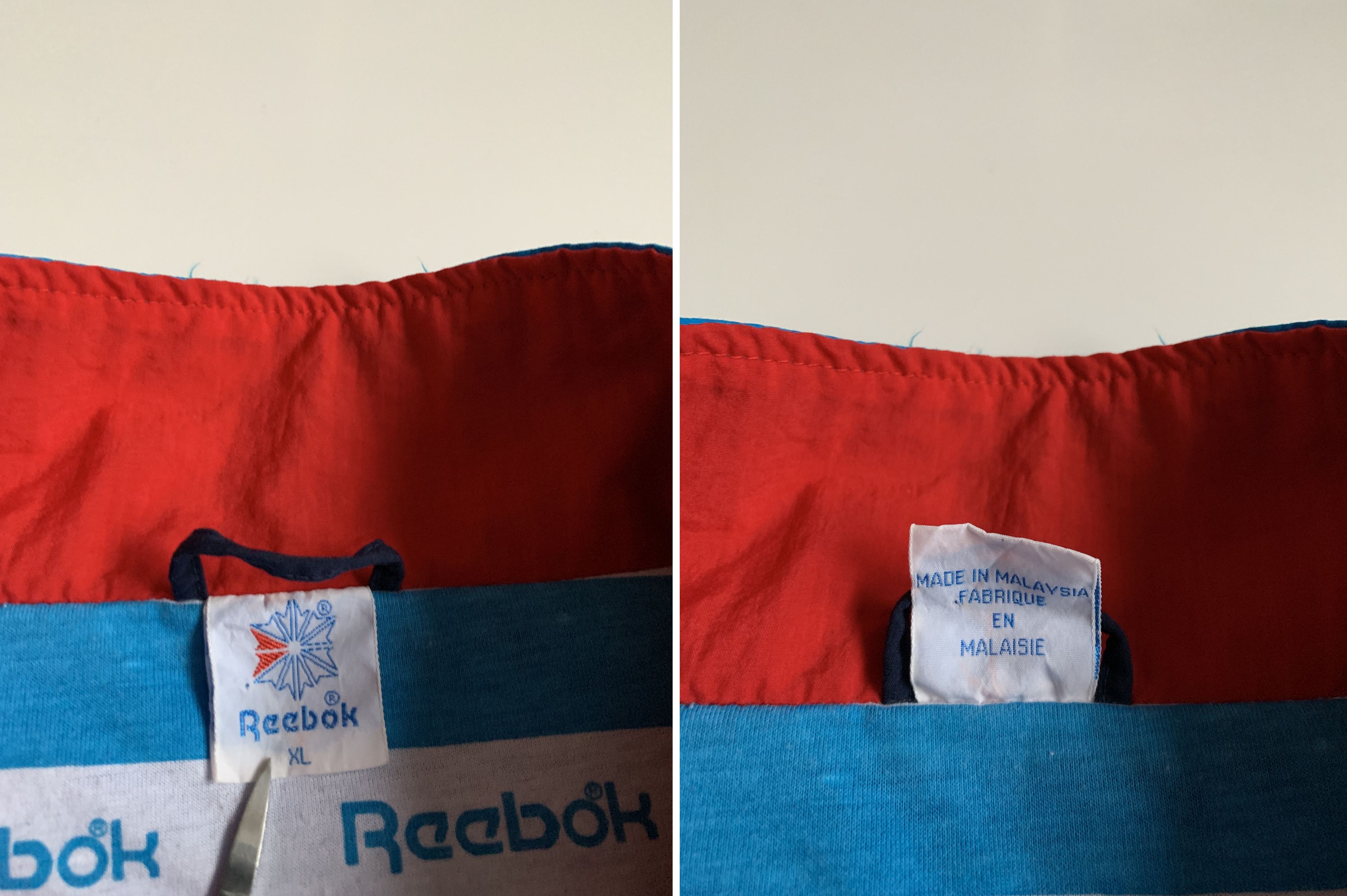 Reebok × Vintage Reebok 90's Vintage Big Logo Men's Track Jacket Size XL Size US XL / EU 56 / 4 - 8 Thumbnail