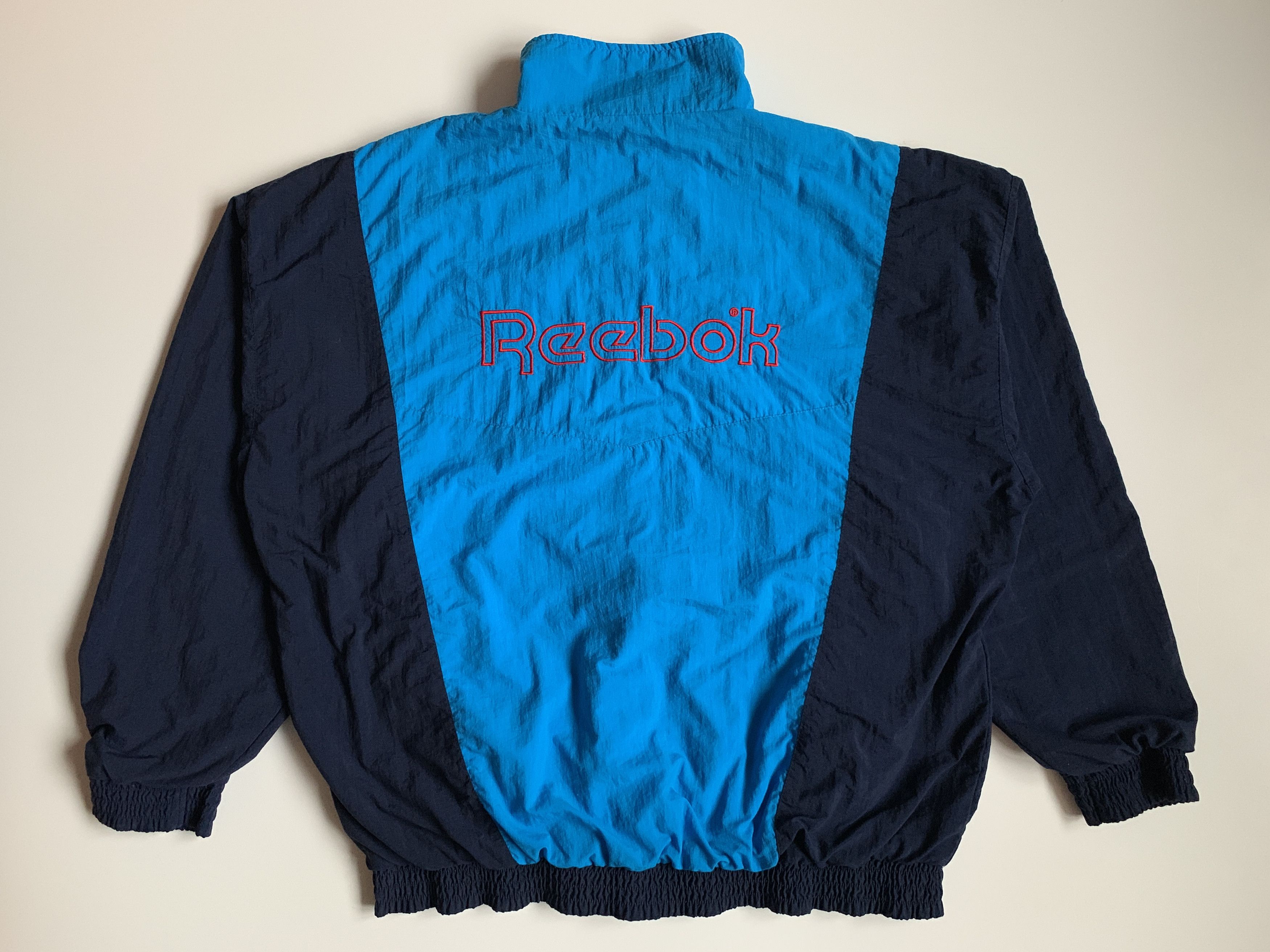 Reebok × Vintage Reebok 90's Vintage Big Logo Men's Track Jacket Size XL Size US XL / EU 56 / 4 - 2 Thumbnail