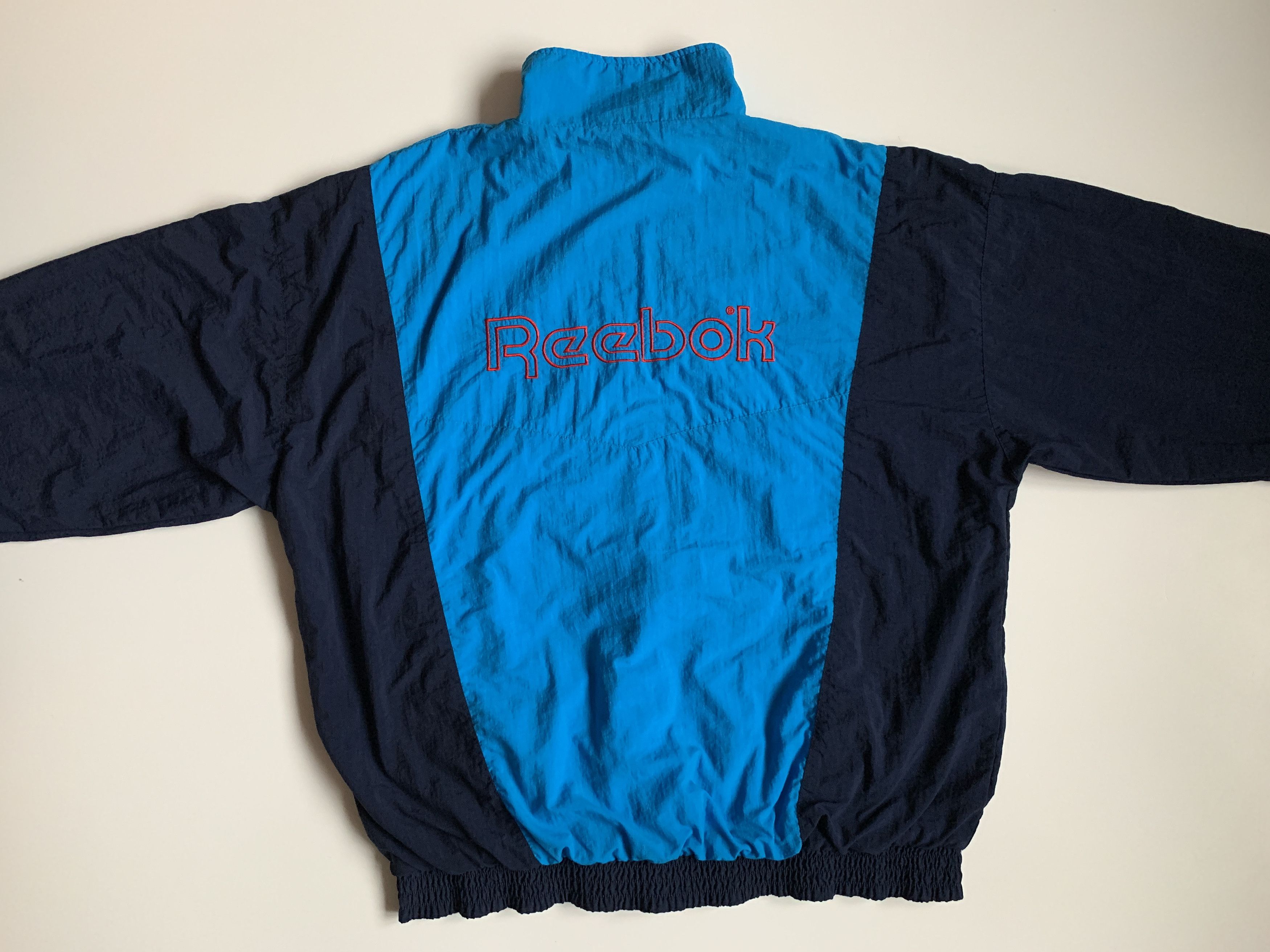 Reebok × Vintage Reebok 90's Vintage Big Logo Men's Track Jacket Size XL Size US XL / EU 56 / 4 - 1 Thumbnail