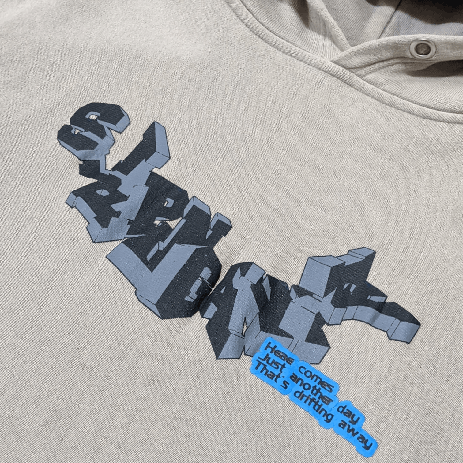Japanese Brand × Seditionaries × Vintage Vintage 90s Japan Streetwear Slipping Away Distressed Hoodie Size US L / EU 52-54 / 3 - 4 Thumbnail