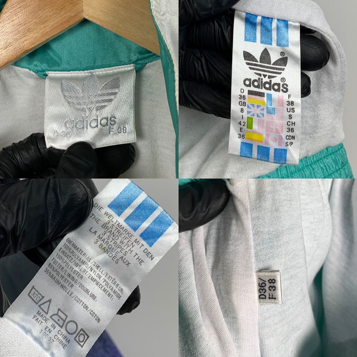 Adidas 90s Vintage Adidas Tracksuit Jacket + Pants Size US S / EU 44-46 / 1 - 24 Thumbnail