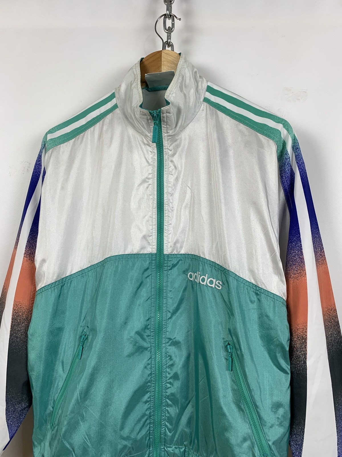 Adidas 90s Vintage Adidas Tracksuit Jacket + Pants Size US S / EU 44-46 / 1 - 6 Thumbnail