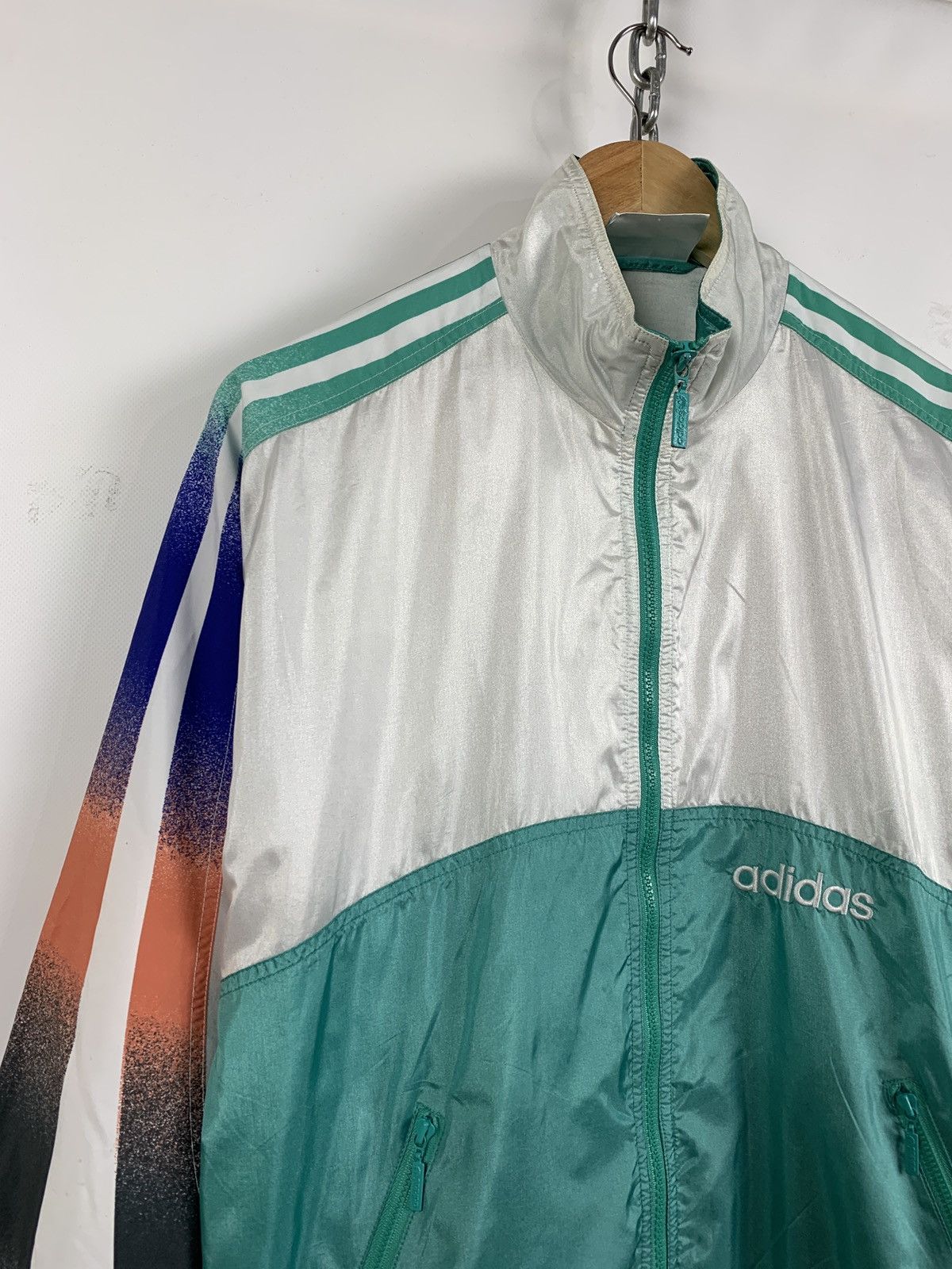 Adidas 90s Vintage Adidas Tracksuit Jacket + Pants Size US S / EU 44-46 / 1 - 10 Thumbnail