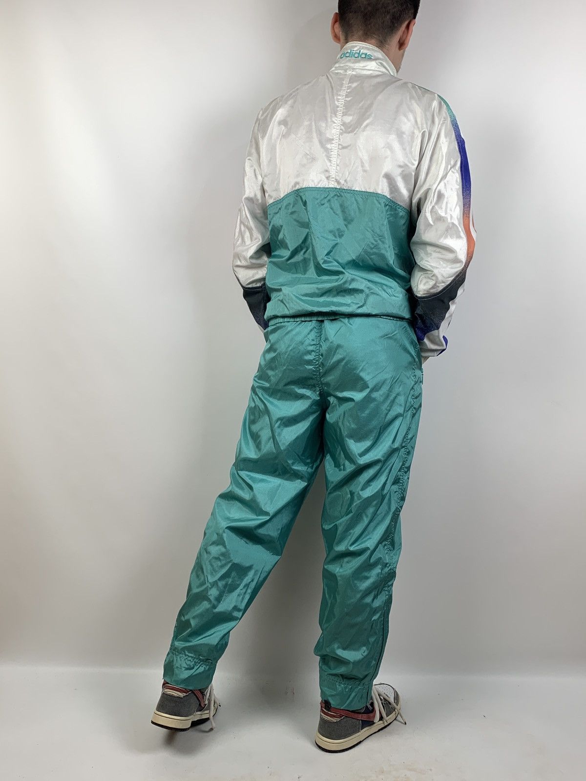 Adidas 90s Vintage Adidas Tracksuit Jacket + Pants Size US S / EU 44-46 / 1 - 3 Thumbnail