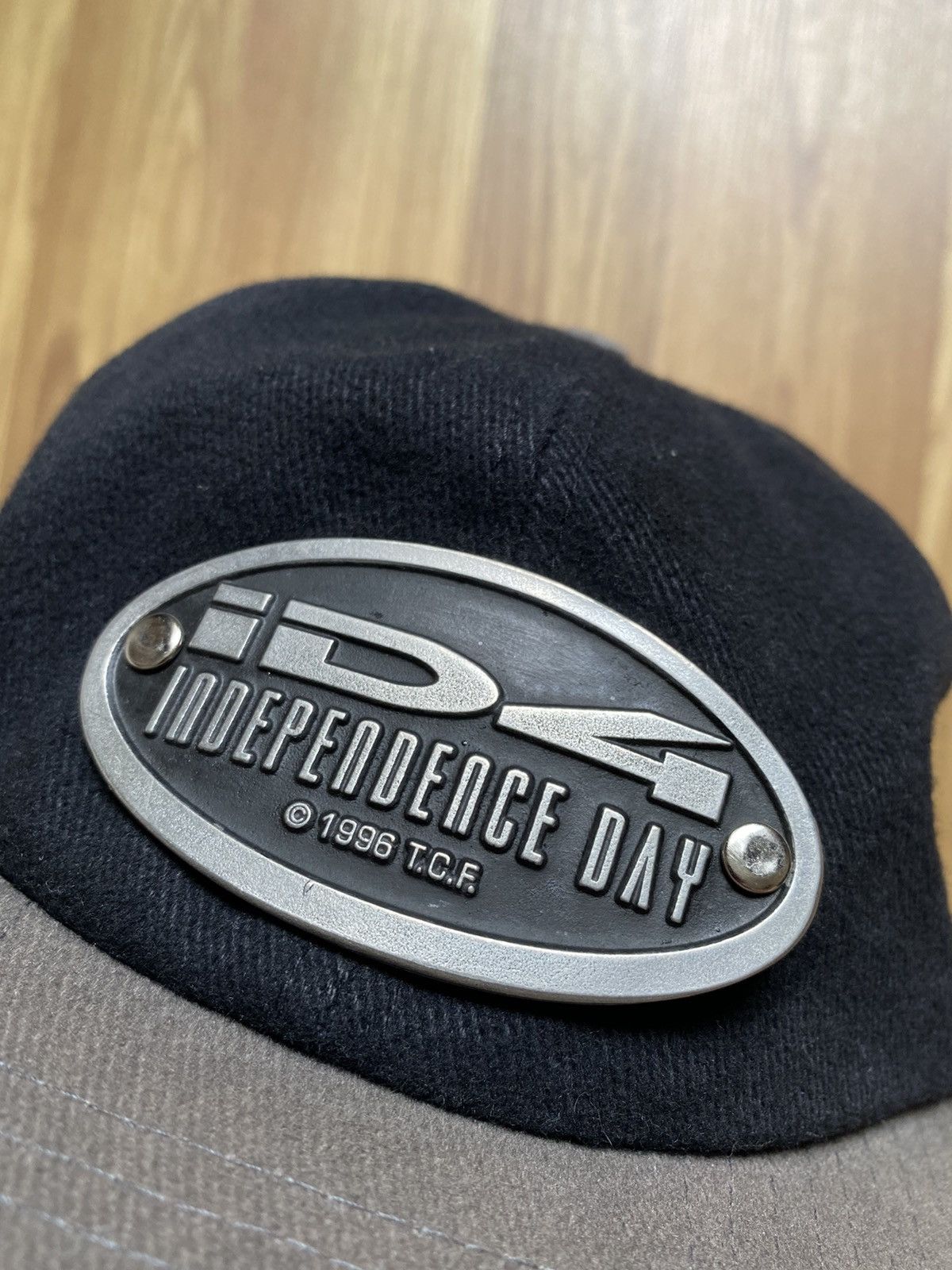 Vintage Vintage 1996 Independence Day Promo Hat Cap Jurassic Park Size ONE SIZE - 5 Thumbnail