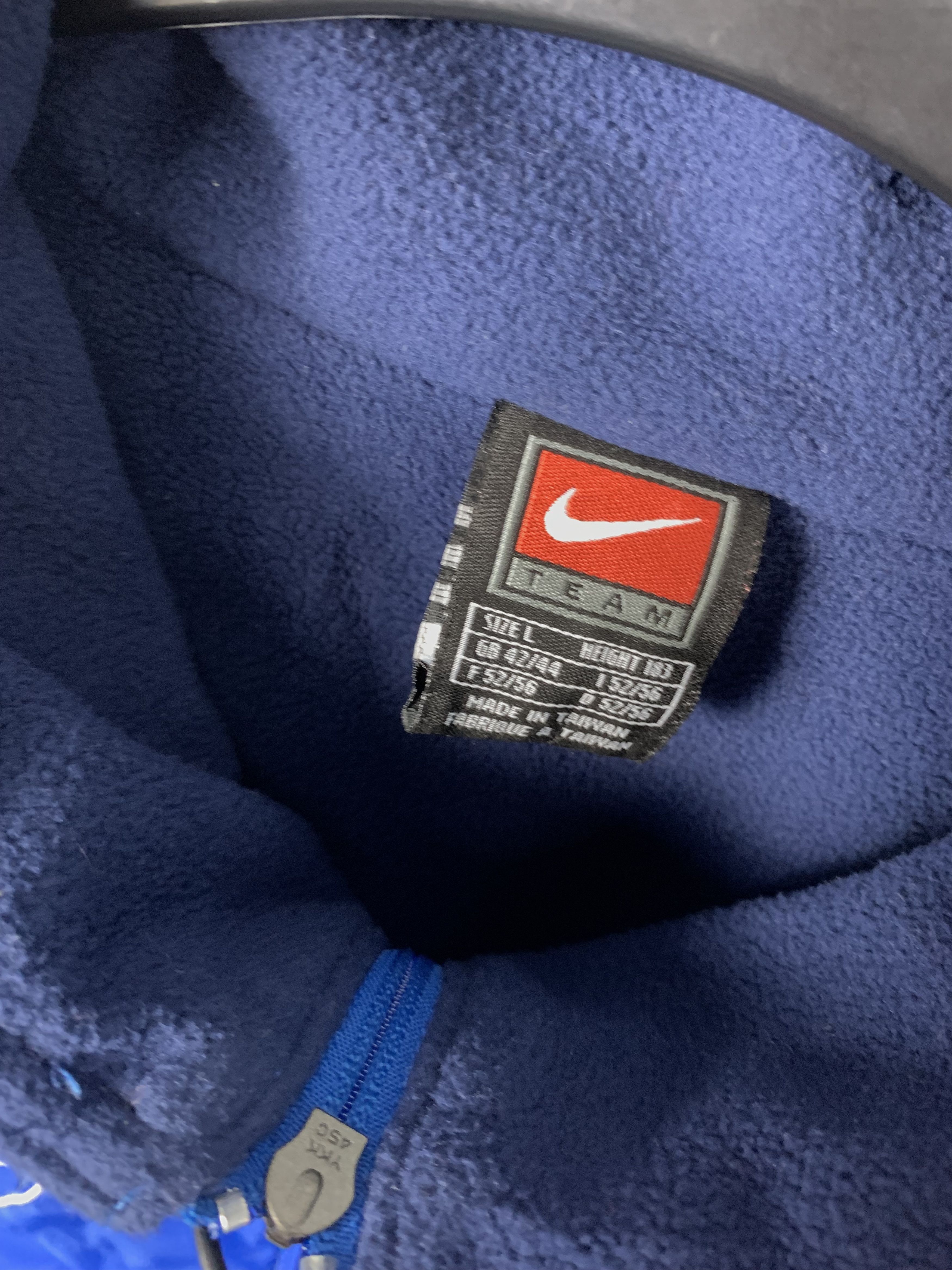 Nike Nike 90s Vintage Nylon Vest Fleece Lining Drill Size US L / EU 52-54 / 3 - 3 Thumbnail