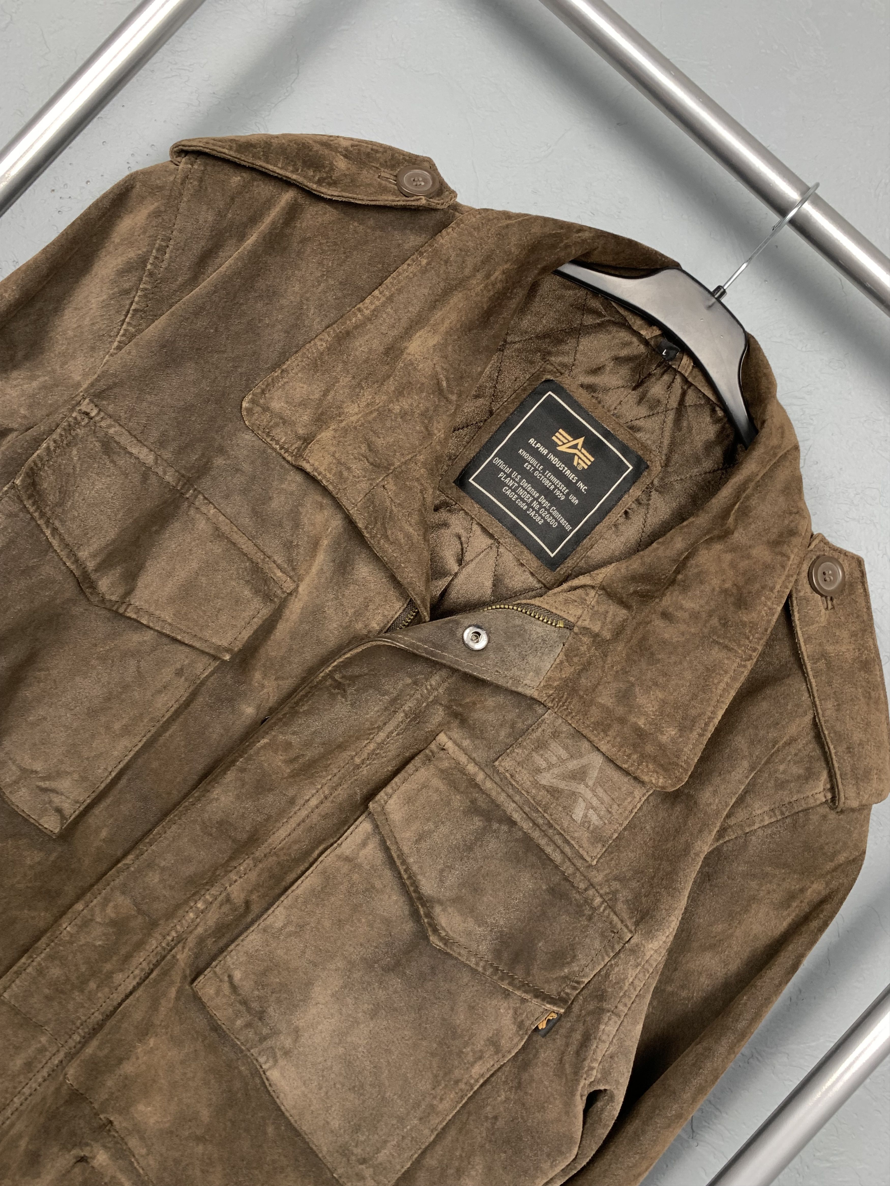 Alpha Industries Alpha Industries Vintage Leather M 65 Field Jacket Size US XL / EU 56 / 4 - 2 Thumbnail
