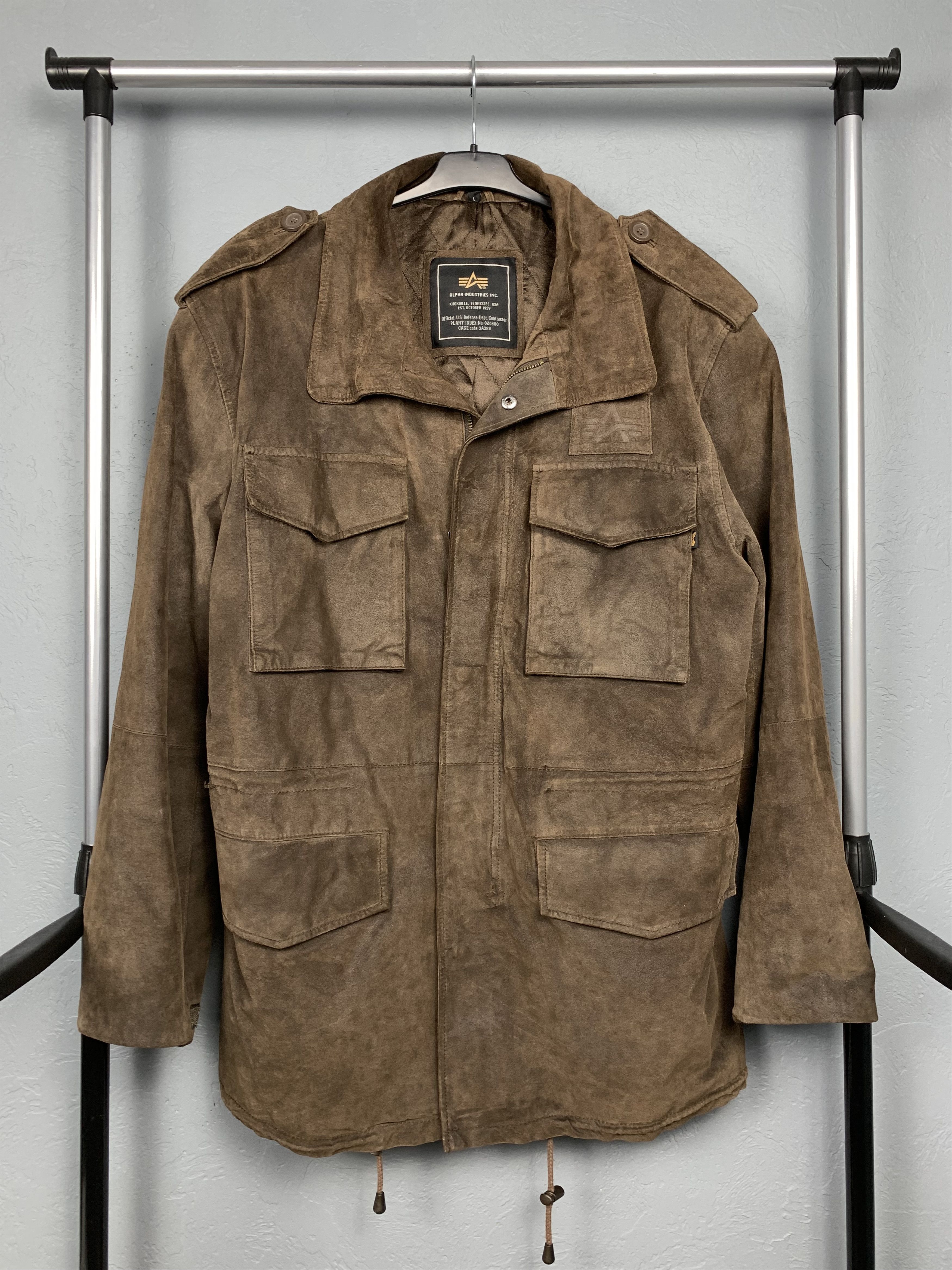 Alpha Industries Alpha Industries Vintage Leather M 65 Field Jacket Size US XL / EU 56 / 4 - 1 Thumbnail