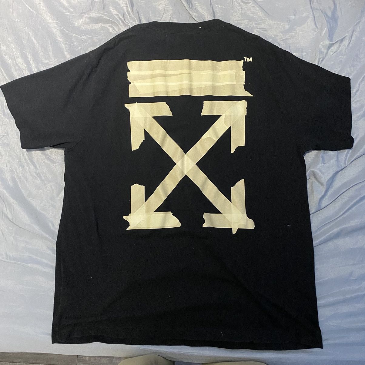 Off-White Off White Beige and Black T-Shirt Size US L / EU 52-54 / 3 - 4 Thumbnail